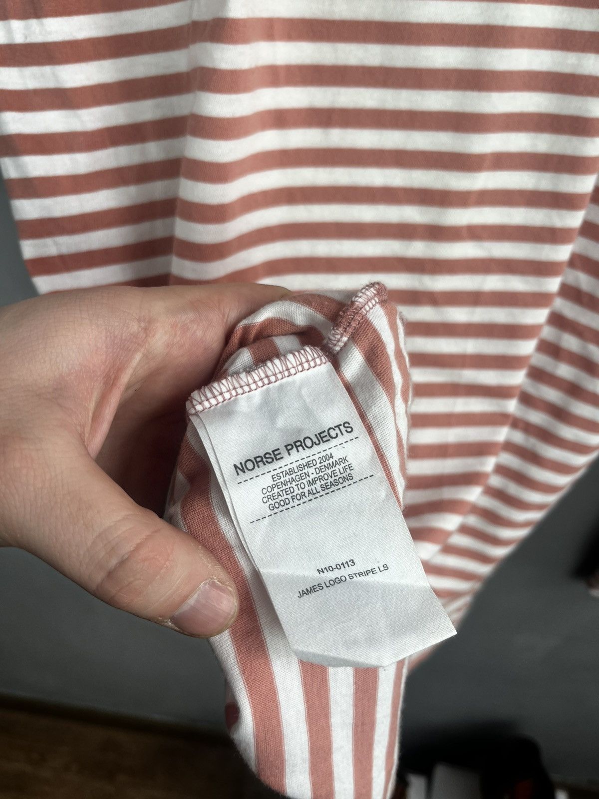 Norse Projects × Vintage Norse Projects Striped Sweatshirt Size US XL / EU 56 / 4 - 17 Thumbnail