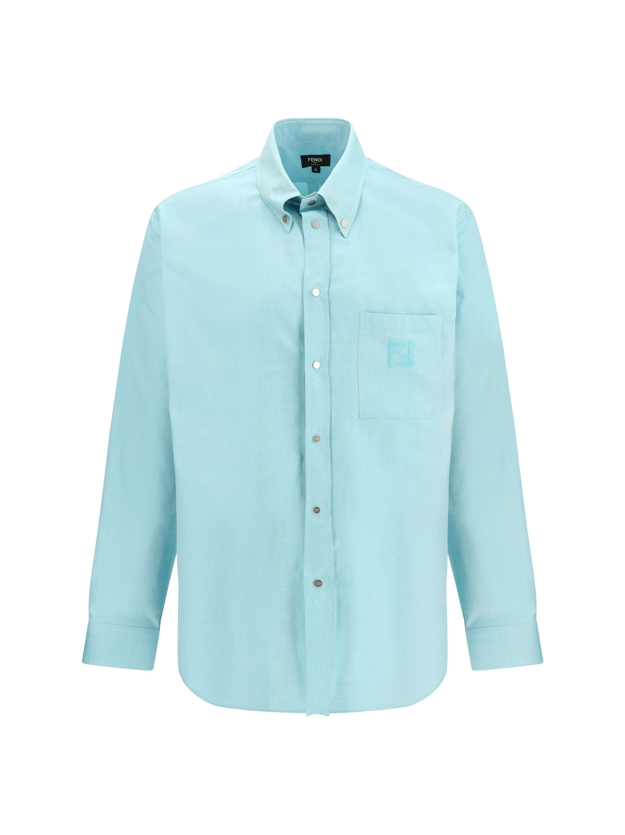Fendi Oxford cotton Shirt Size US S / EU 44-46 / 1 - 1 Thumbnail