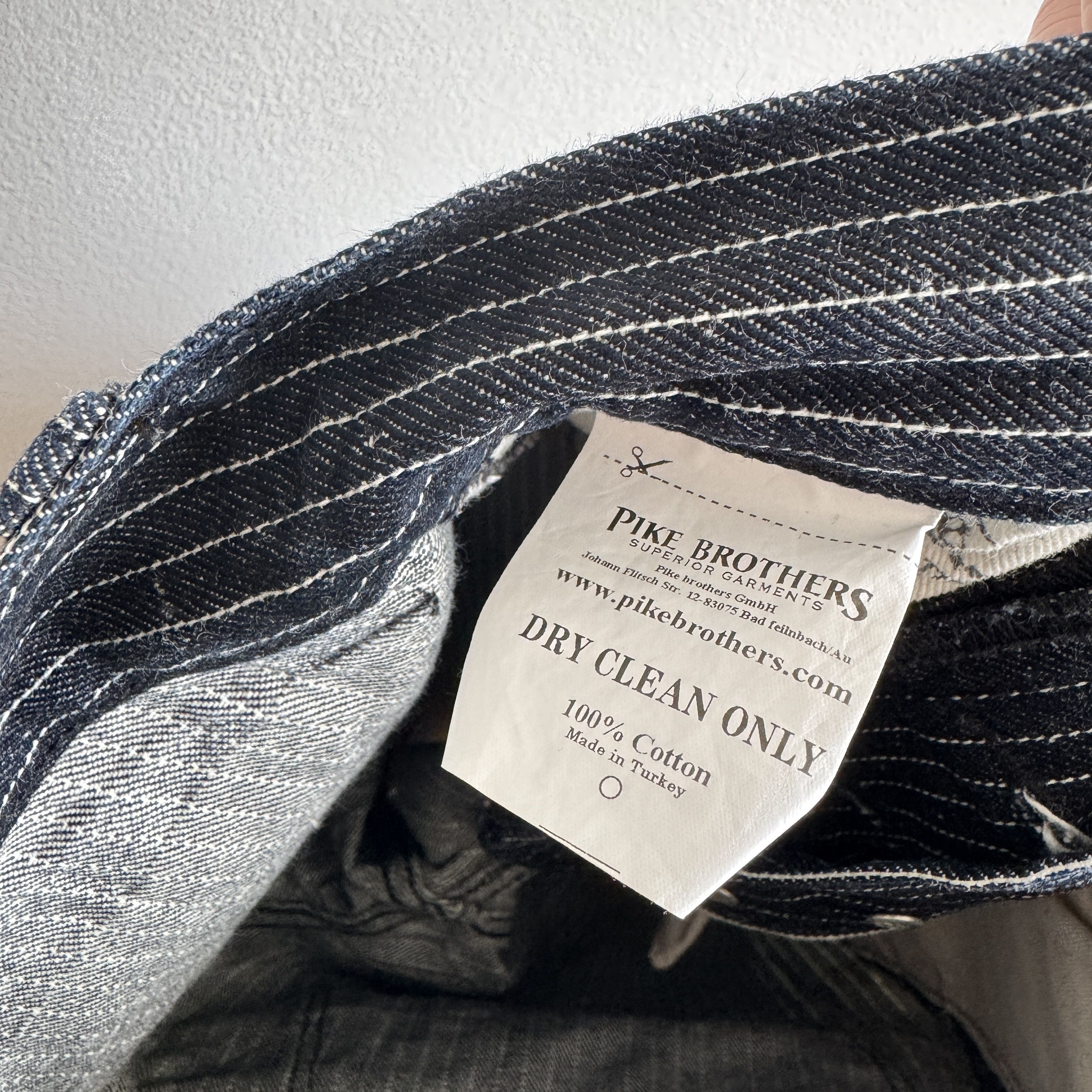 Pike Brothers Pike Brothers Hunting Selvage Denim Pant blue Wabash S 32x32 Size US 31 - 11 Thumbnail