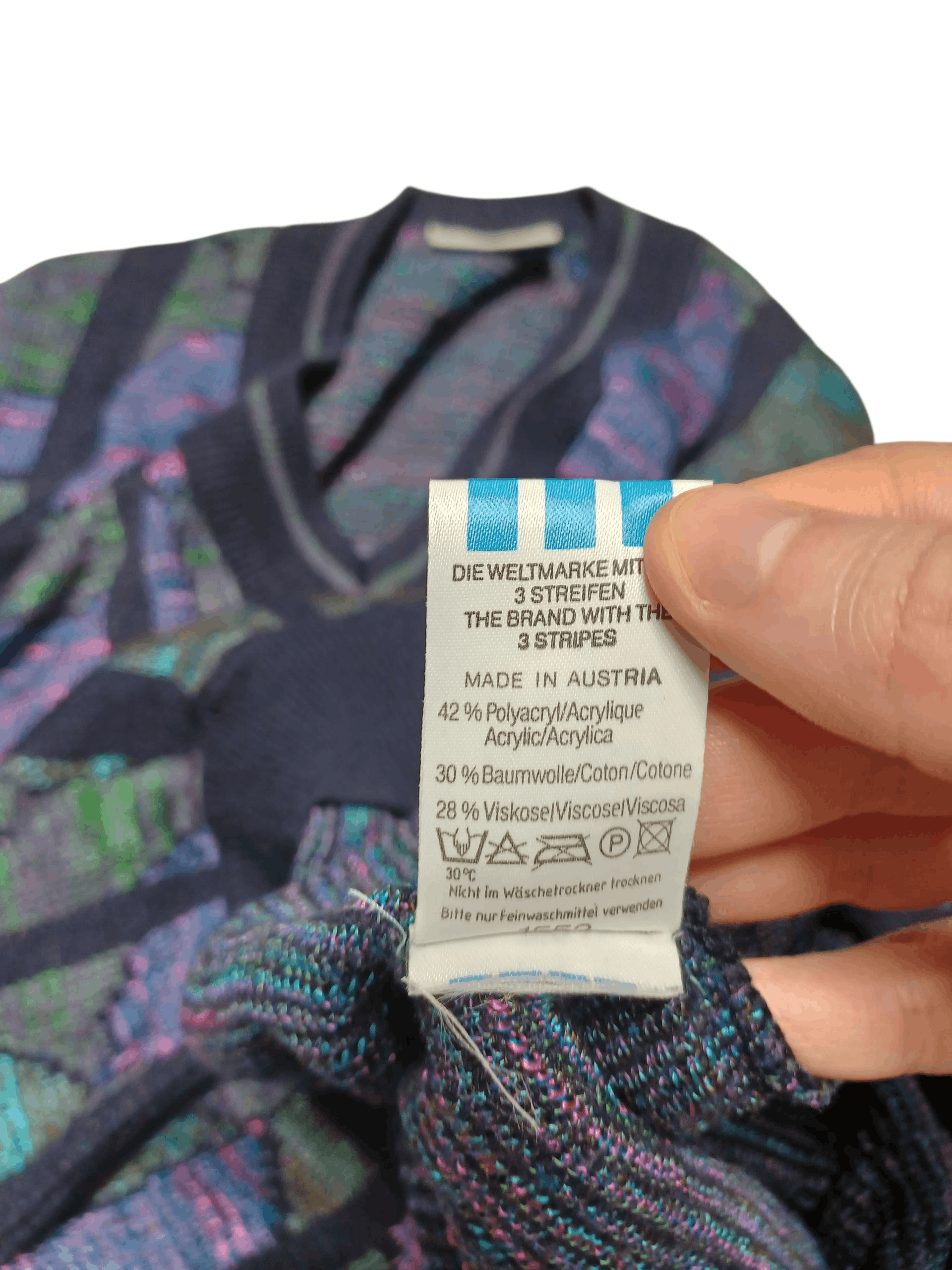 Adidas ADIDAS VINTAGE 90S 80S MADE IN AUSTRIA OLDMONEY SWEATER Size US L / EU 52-54 / 3 - 6 Thumbnail