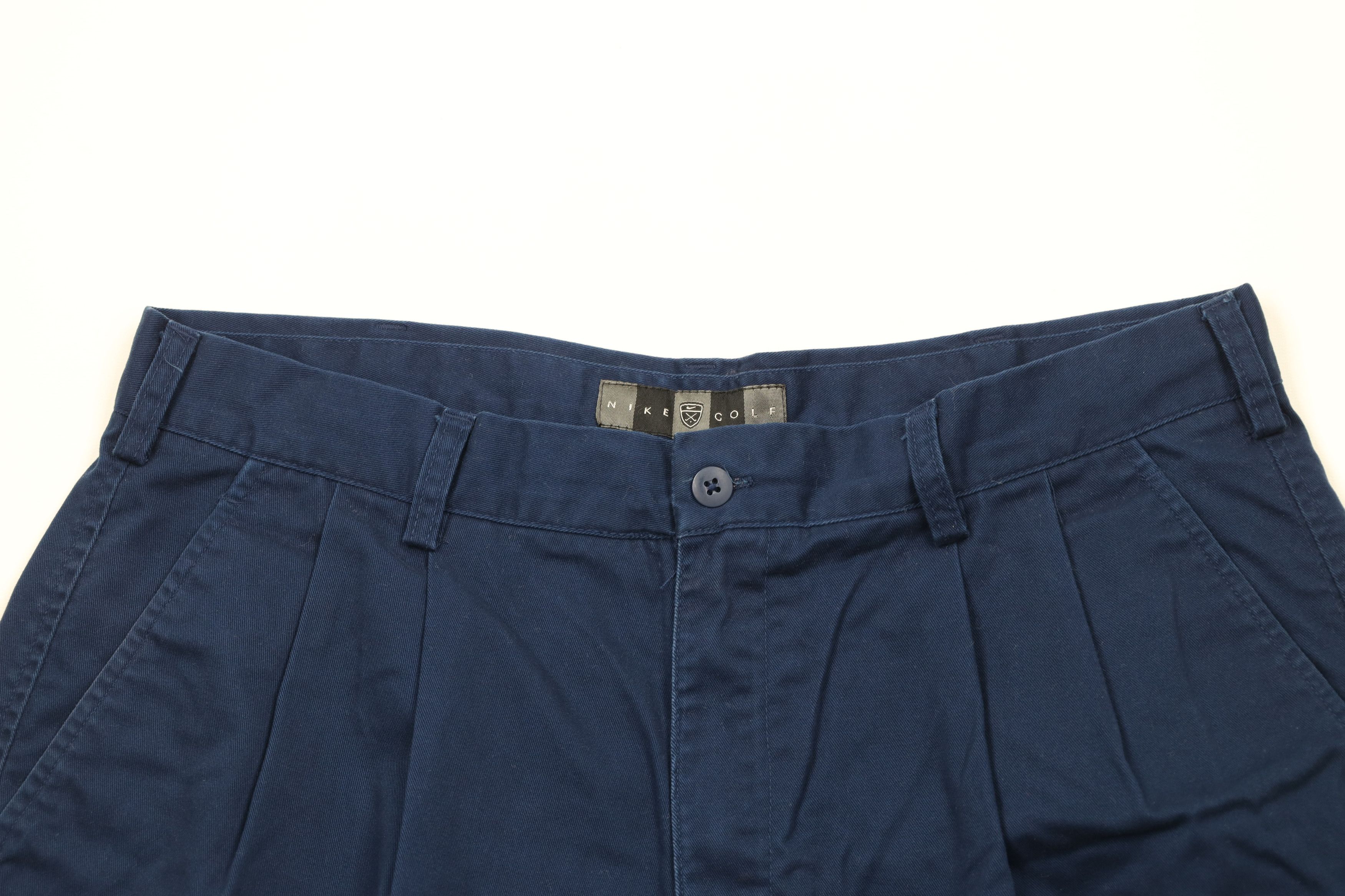 Nike × Vintage Vintage 90s Y2K Nike Golf Scott Mini Swoosh Chino Shorts Size US 34 / EU 50 - 2 Thumbnail