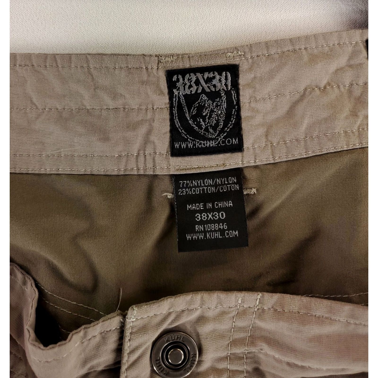 Vintage Kuhl Liberator Convertible Stealth Shorts Tan Mens 38 Chino Brown Regular Men Mens 38 Shorts Size US 38 / EU 54 - 3 Thumbnail