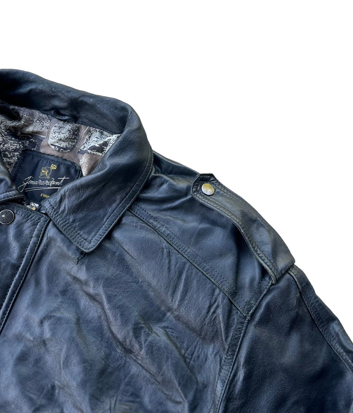 Vintage leather jacket Size US L / EU 52-54 / 3 - 5 Thumbnail