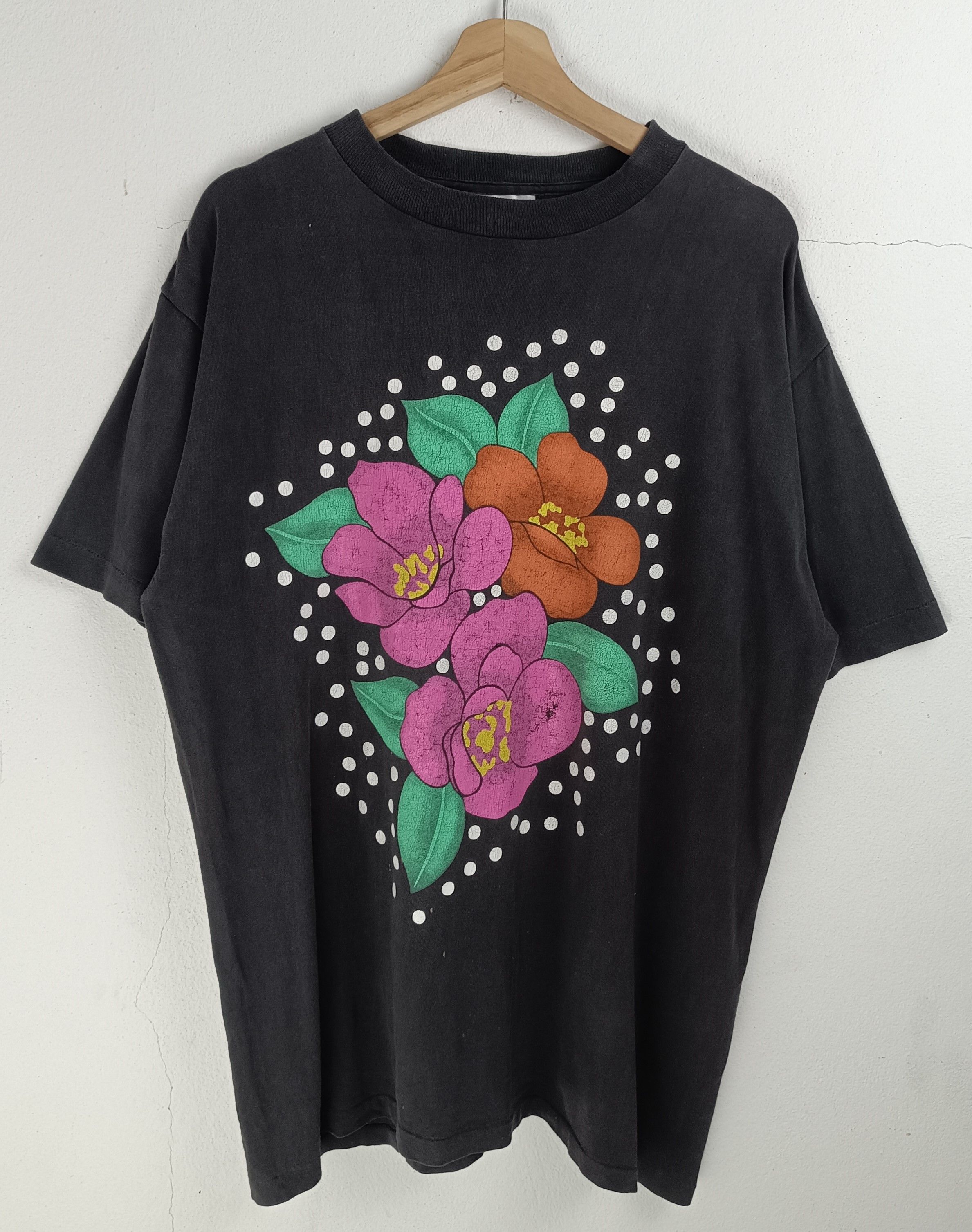Vintage VINTAGE 90'S JACQUES MORET FLOWER ART Ts gogh picasso warhol Size US L / EU 52-54 / 3 - 3 Thumbnail