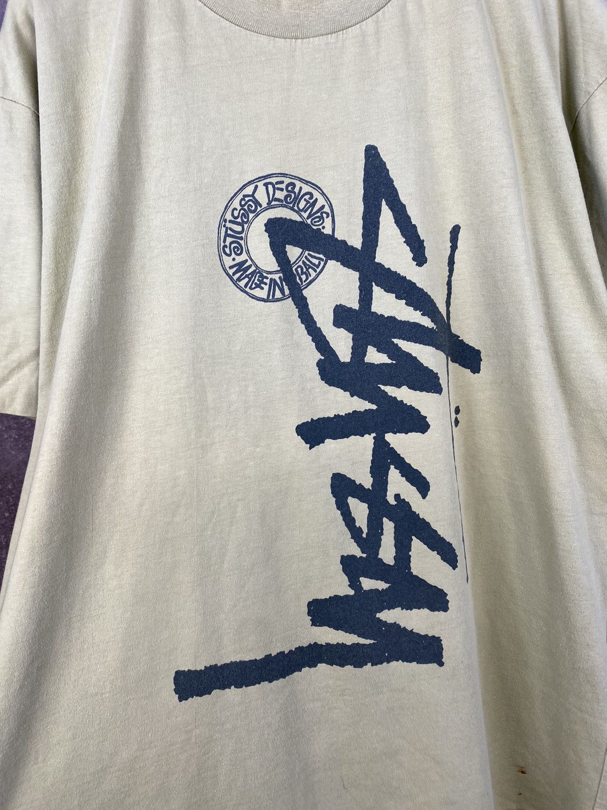 Stussy 🇺🇸Vintage y2k Stussy Big Logo Tee Shirt Size US XL / EU 56 / 4 - 3 Thumbnail