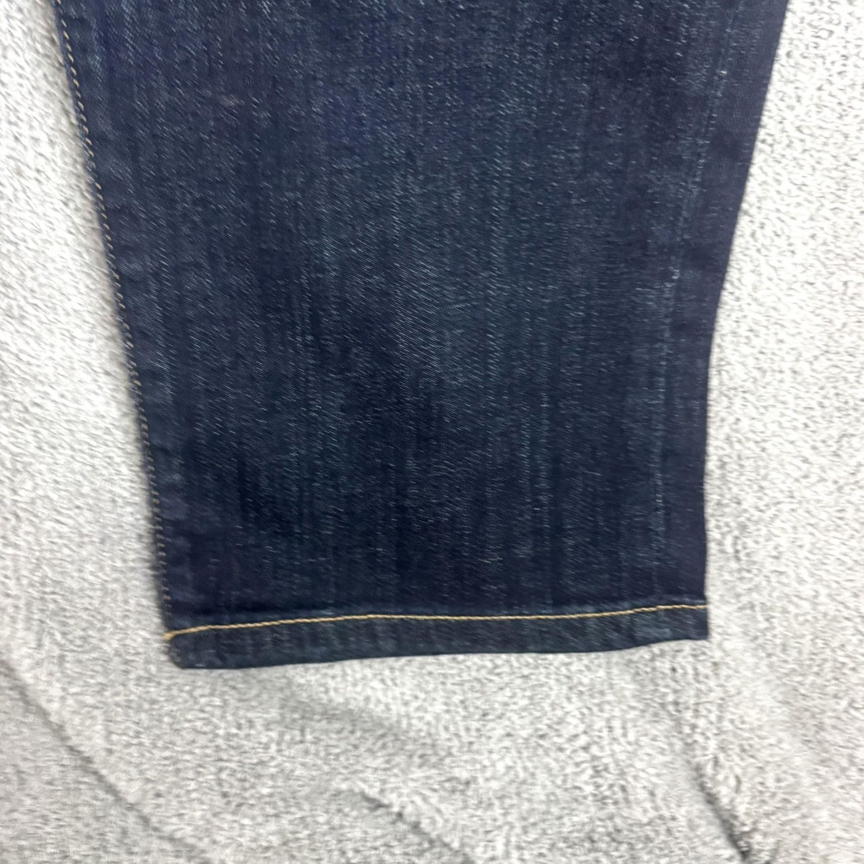 Lucky Brand Lucky Brand Athletic Taper Jeans Mens 44x32 Blue Dark Wash Denim Size US 44 / EU 60 - 6 Thumbnail