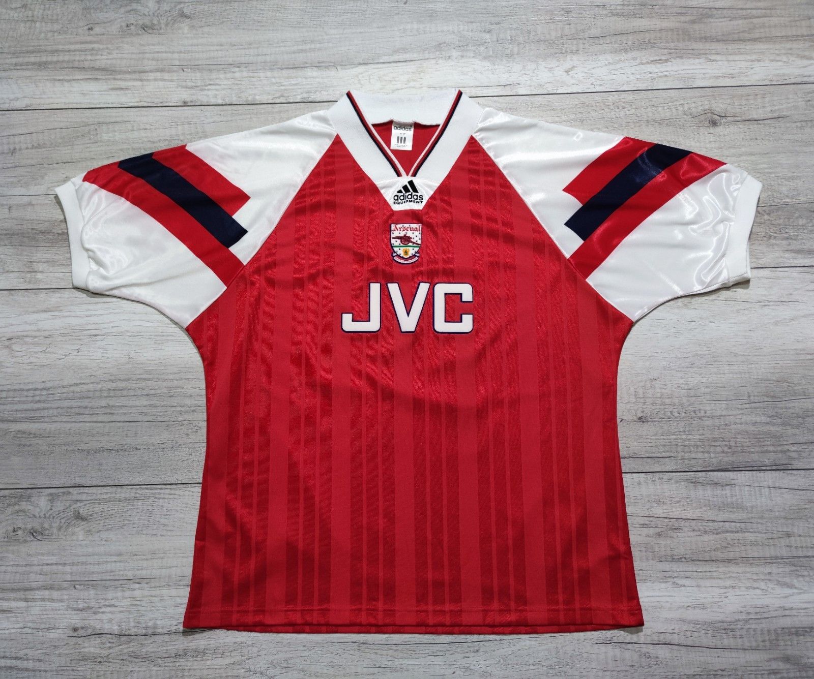 Adidas Adidas Equipment Arsenal 1992-1993 Home Shirt Jersey 44-46 Size US L / EU 52-54 / 3 - 1 Thumbnail