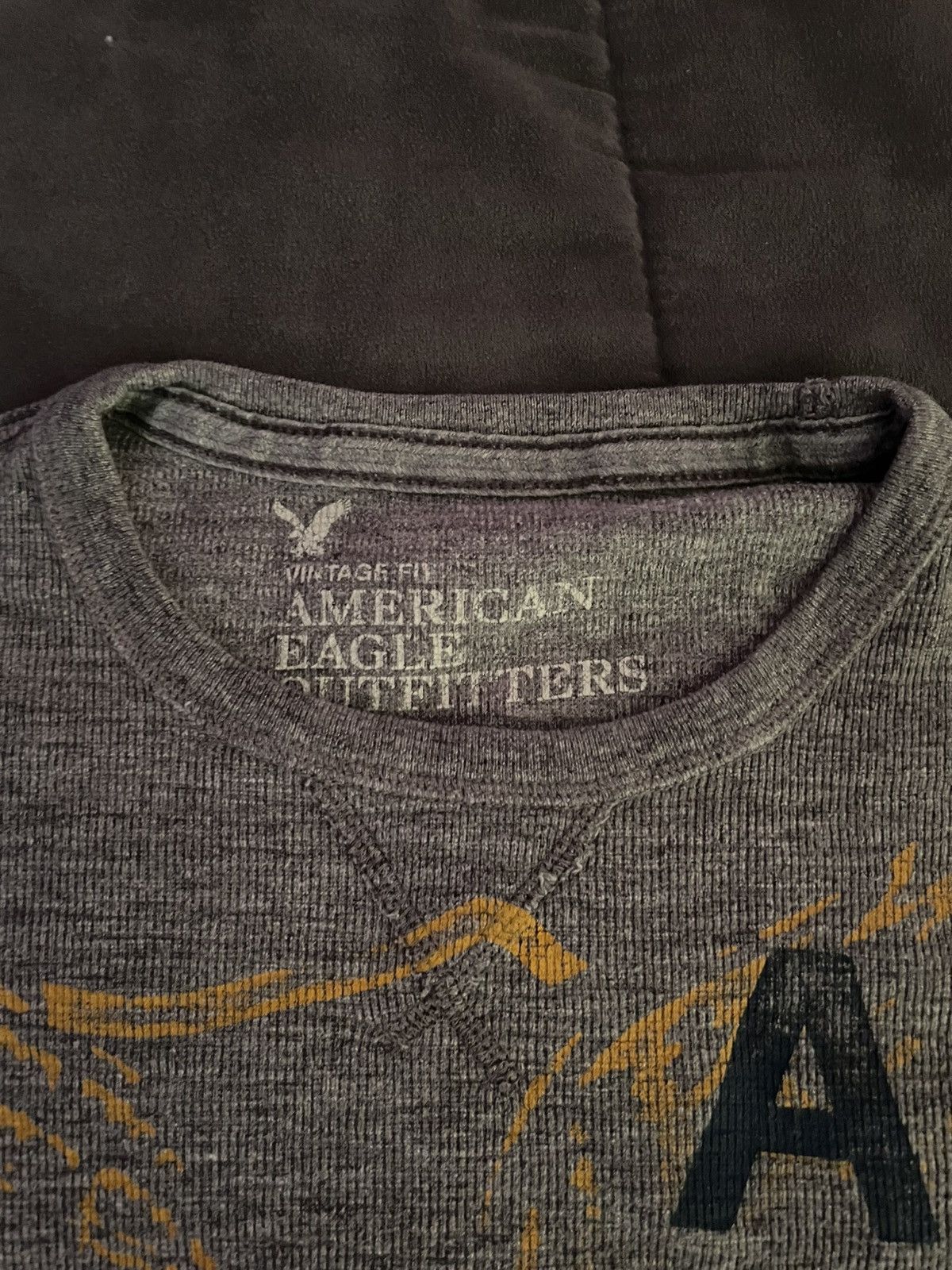 American Eagle Outfitters American Eagle Vintage Thermal Long-sleeve (Grey) Size US L / EU 52-54 / 3 - 3 Thumbnail
