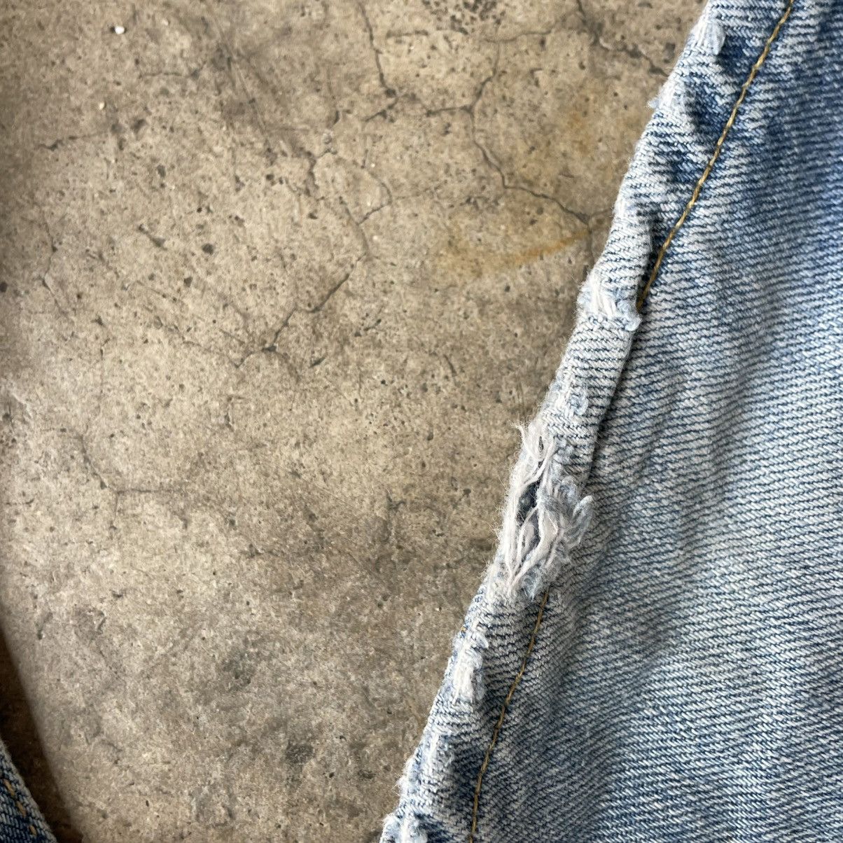 Attachment 🔥Sick🔥🇯🇵Attachment Ripped Distress Selvedge Slim Fit Jeans Size US 31 - 9 Thumbnail