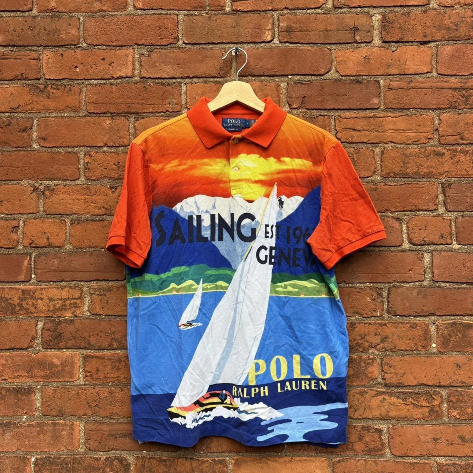 Polo Ralph Lauren Polo Ralph Lauren Geneva Regatta Yacht Sailing Polo Shirt M Size US M / EU 48-50 / 2 - 1 Thumbnail
