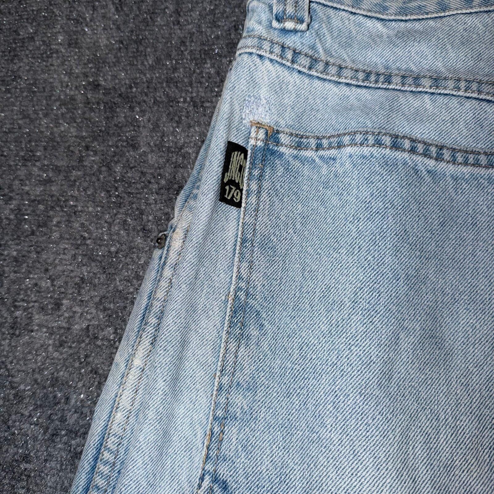 JNCO JNCO 179 Smoke Stacks Denim Jeans Mens 34x30 Vtg y2k 90s Size US 34 / EU 50 - 6 Thumbnail