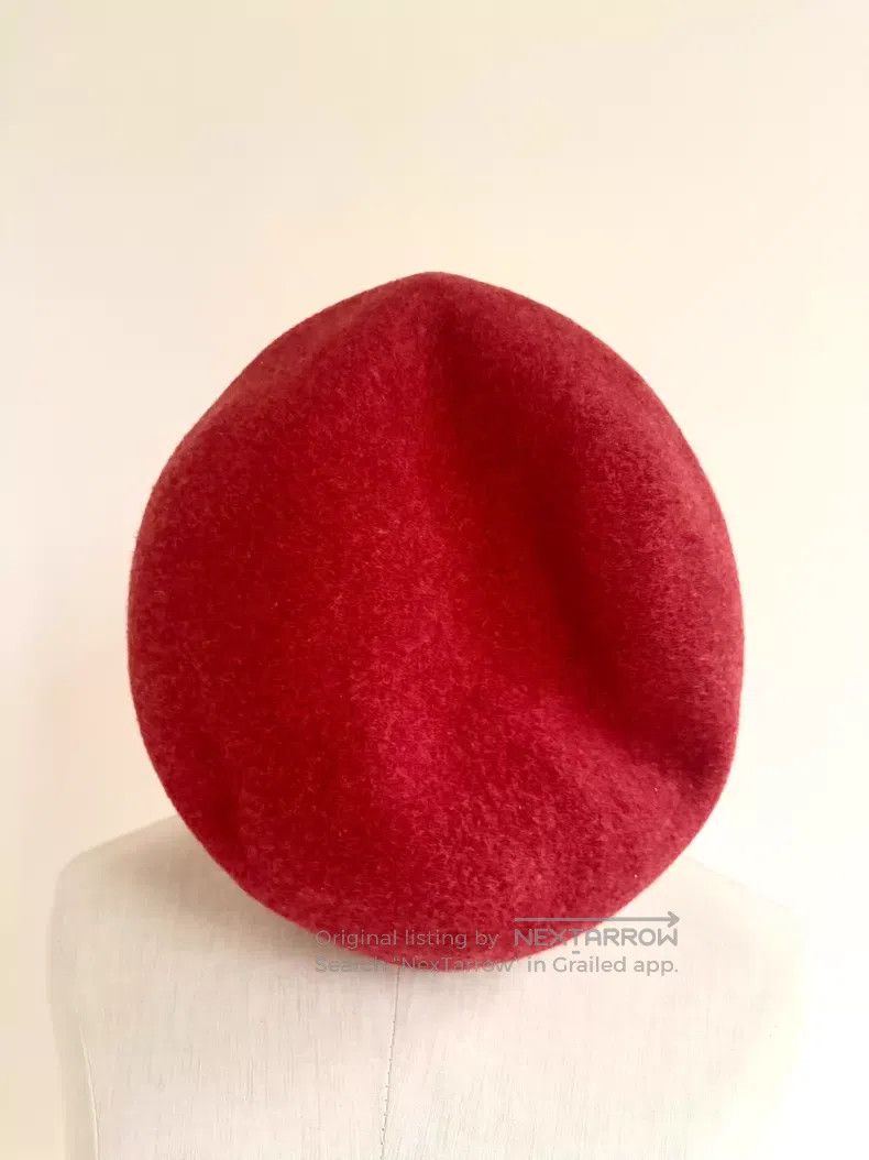 Vivienne Westwood Vivienne Westwood Red Large Saturn Embroidered Beret Size ONE SIZE - 4 Thumbnail