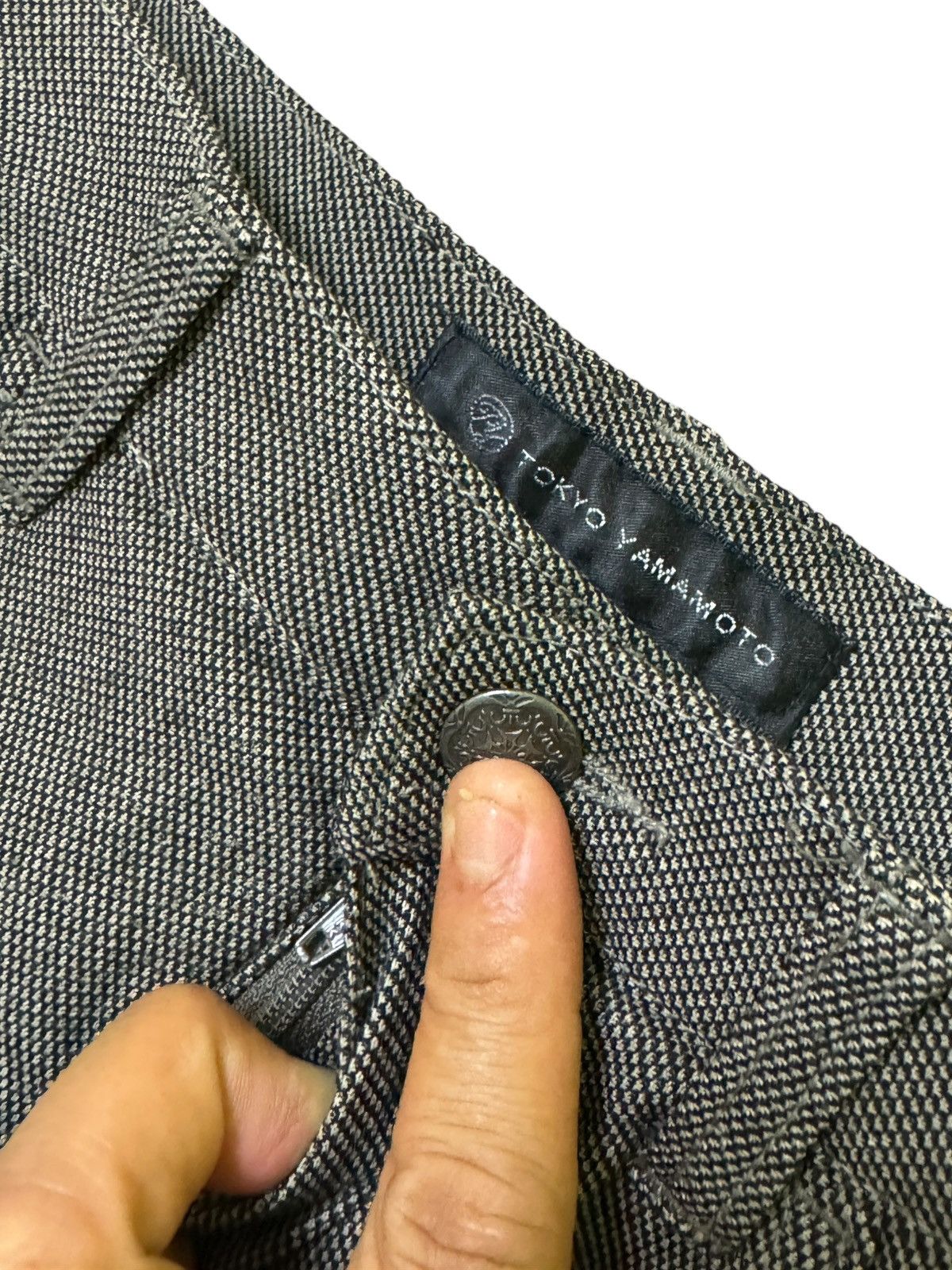 Designer TOKYO YAMAMOTO WOOL TROUSER PANT VTG Size US 27 - 7 Thumbnail