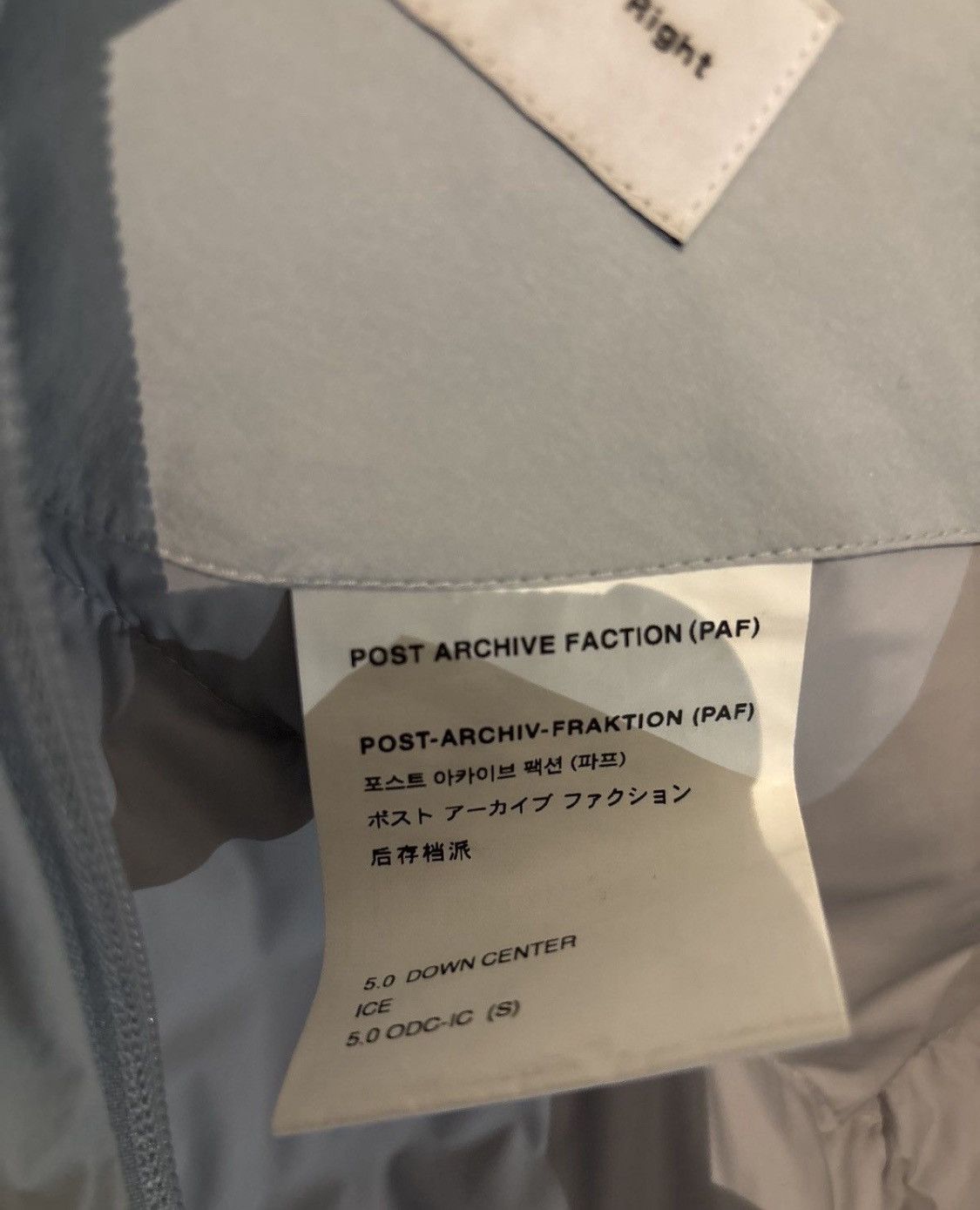 POST ARCHIVE FACTION (PAF) Post Archive Faction PAF 5.0 Down Puffer Jacket Size US S / EU 44-46 / 1 - 9 Thumbnail