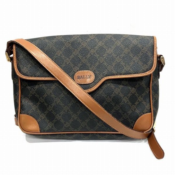 Bally Bally Pvc Leather Shoulder Bag Leather Shoulder Bag in Brown, Women's