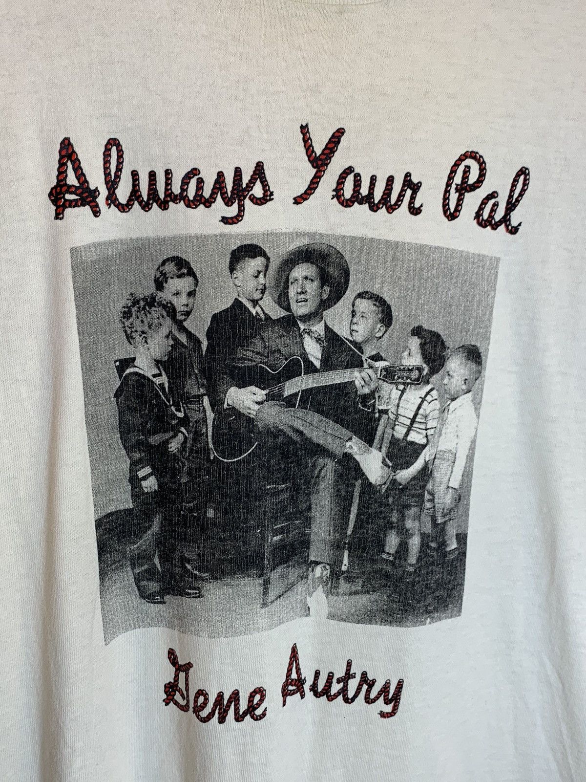 Vintage RARE* Vintage Gene Autry Always Your Pal Single Stitch Shirt Size US L / EU 52-54 / 3 - 2 Thumbnail