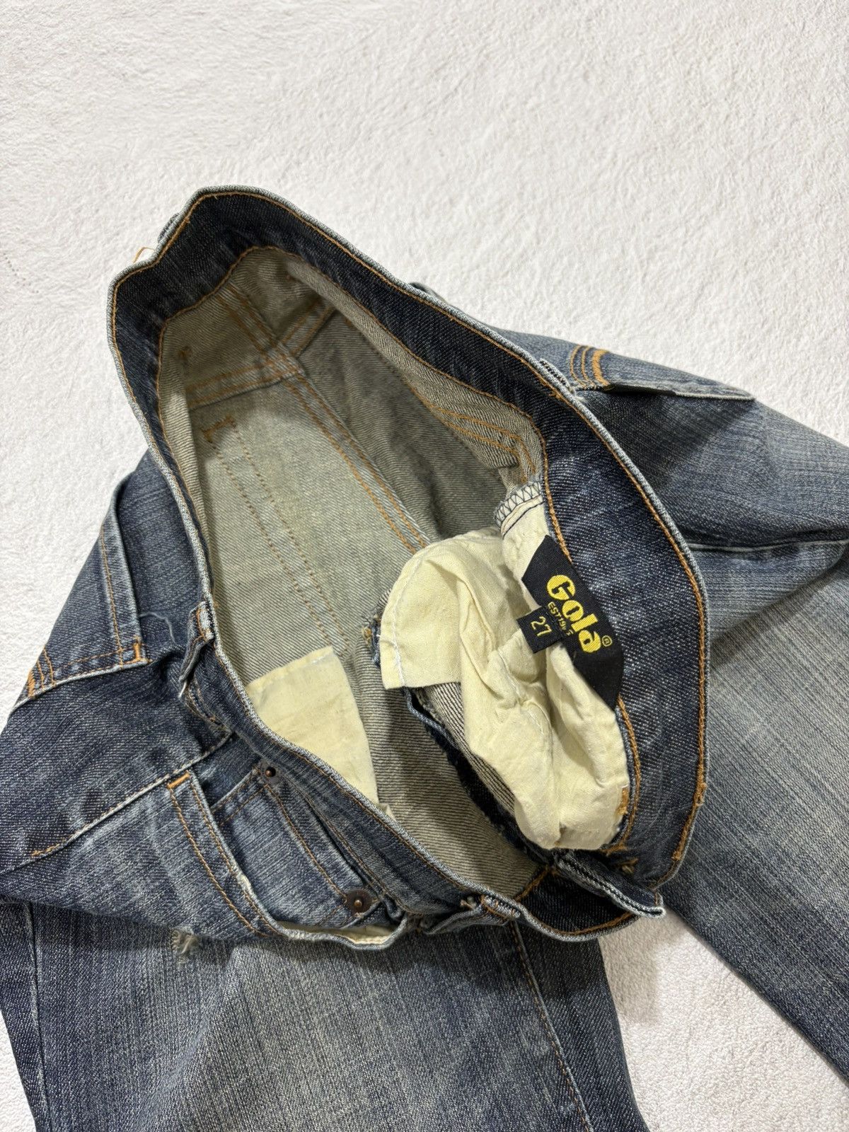 If Six Was Nine 2000s Flared gola japan denim pants y2k style Size US 28 / EU 44 - 5 Thumbnail