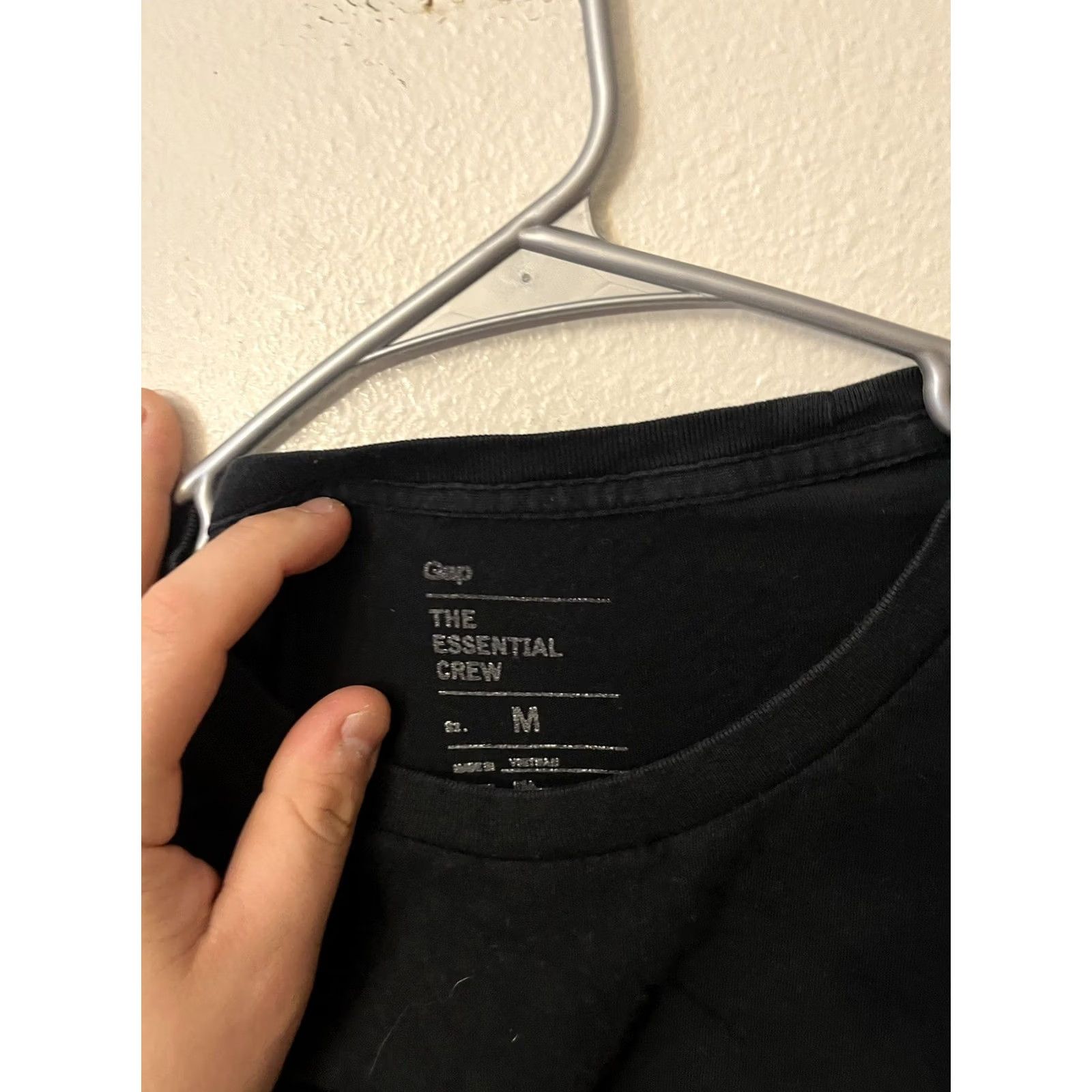 Gap Gap Men’s Long Sleeve T-Shirt Crew Neck Size M Black Size US M / EU 48-50 / 2 - 2 Thumbnail