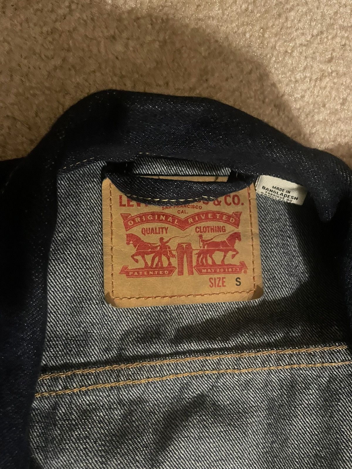 Levi's Unisex Levi’s Denim Jacket Size US S / EU 44-46 / 1 - 3 Thumbnail