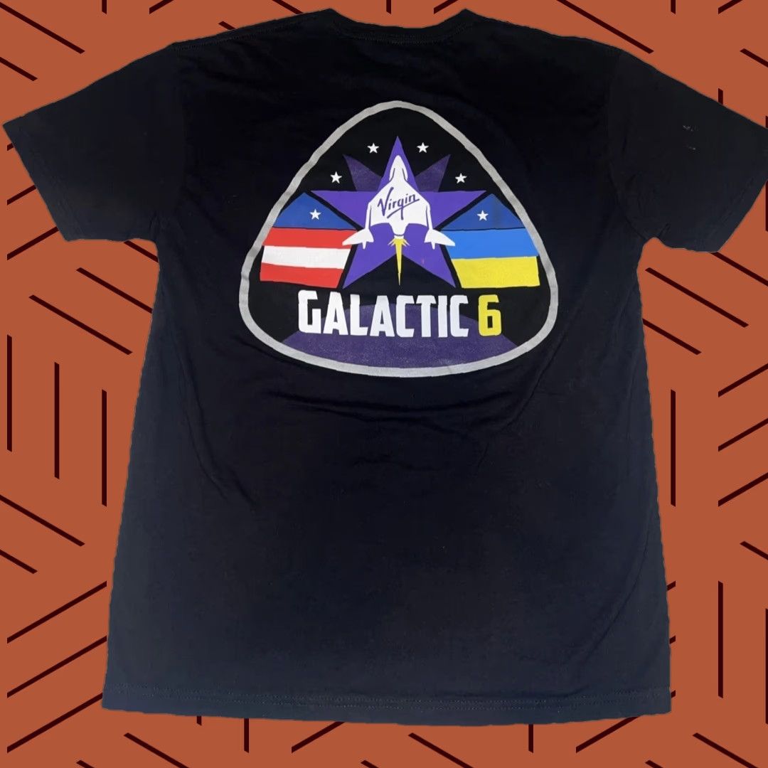 Next Level VIRGIN GALACTIC 6 Logo Shirt M Black Space Richard Branson Official Next Level Limited Edition Short Sleeve Mens Graphic Print T-Shirt Size US M / EU 48-50 / 2 - 1 Thumbnail