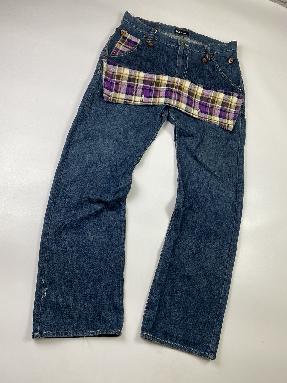 Beauty Beast × Hysteric Glamour × Japanese Brand Japanese cncv attempt double layers jeans pant Size US 33 - 4 Thumbnail