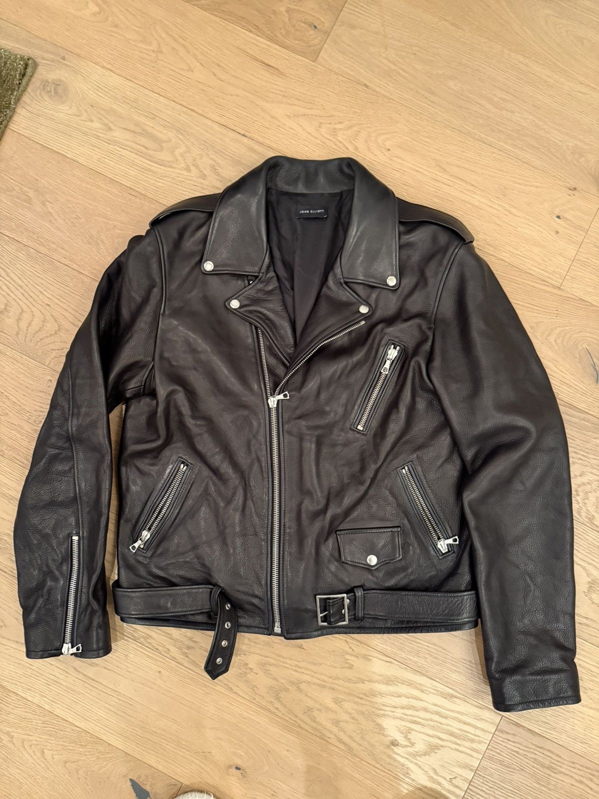 John Elliott John eliiot black leather moto jacket Size US L / EU 52-54 / 3 - 1 Thumbnail