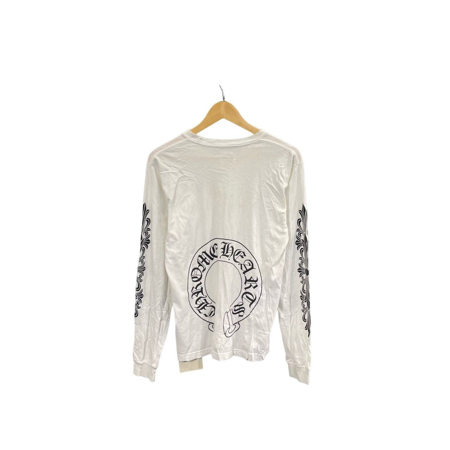 Chrome Hearts Chrome Hearts Horseshoe Floral Long Sleeve T-Shirt Size M Size US M / EU 48-50 / 2 - 1 Thumbnail