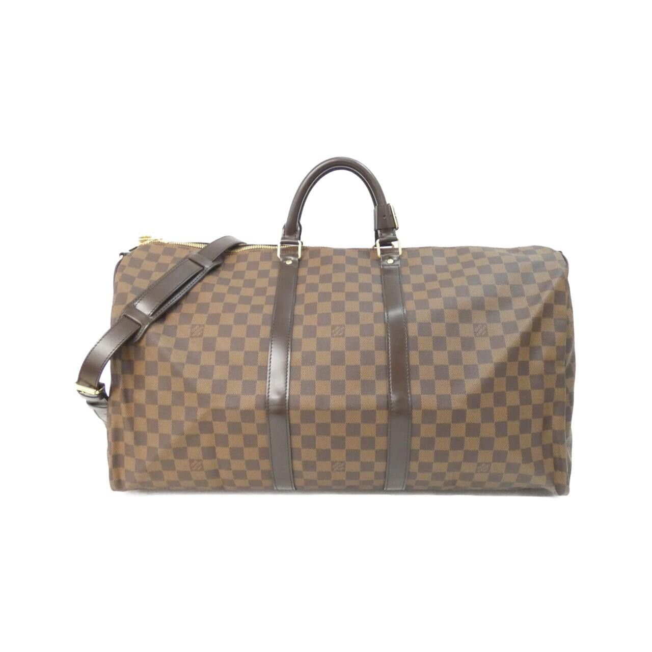 Louis Vuitton Louis Vuitton Louis Vuitton Keepall Bandouliere Damier Boston Bag Textile Travel Bag N41414 DUTY FREE for USA Size ONE SIZE - 1 Thumbnail