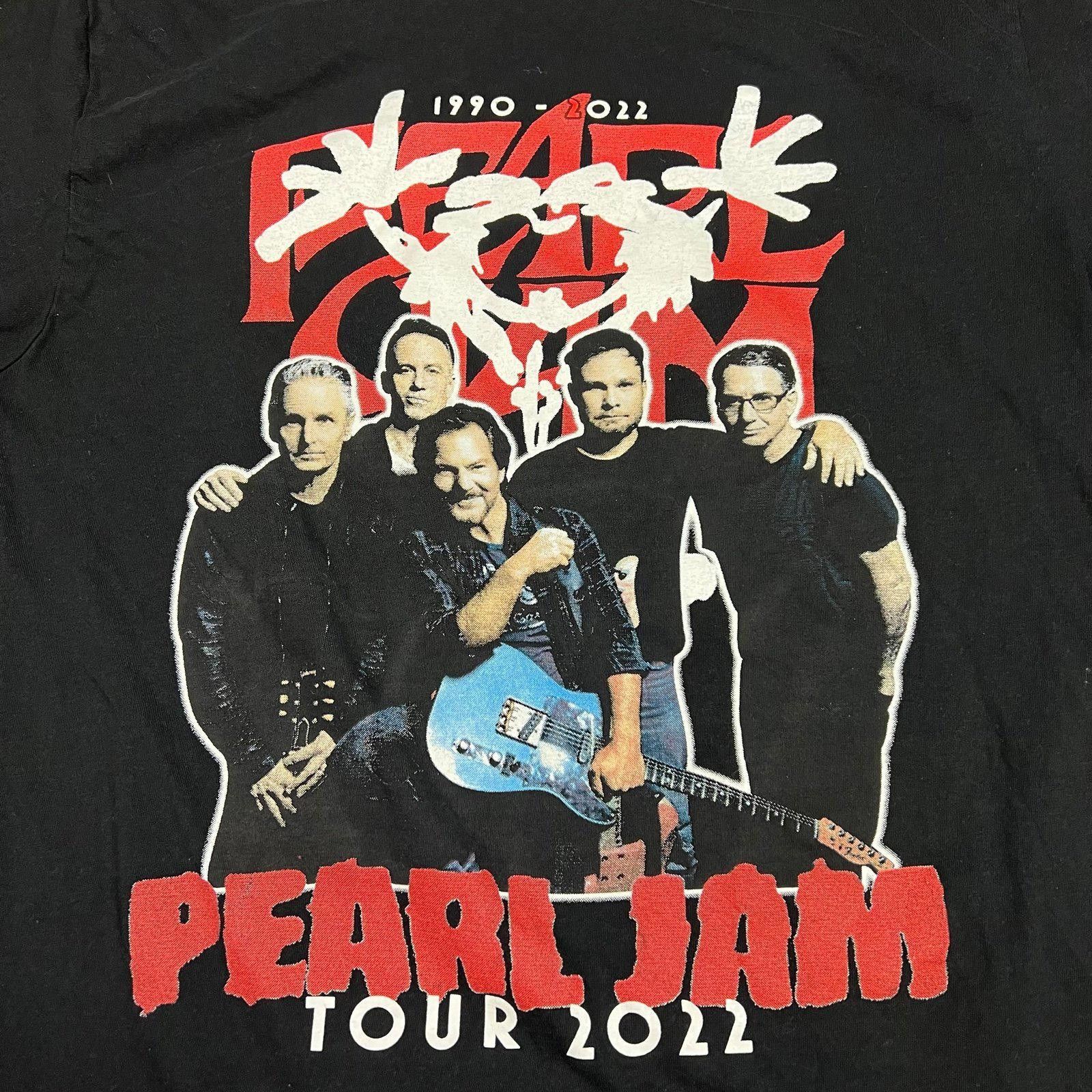 Gildan Pearl Jam 2022 US Tour Official T-Shirt Size Medium Size US M / EU 48-50 / 2 - 6 Thumbnail