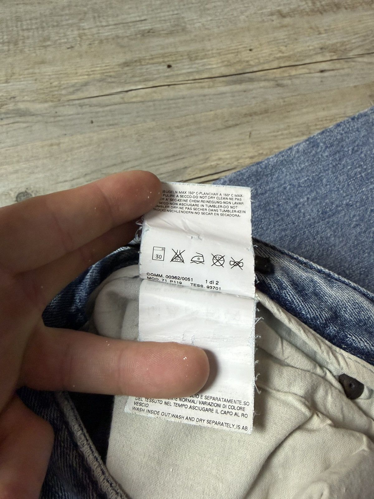Dsquared2 2005 DSquared2 Fucker Baggy distressed Denim Jeans Italy Size US 30 / EU 46 - 11 Thumbnail