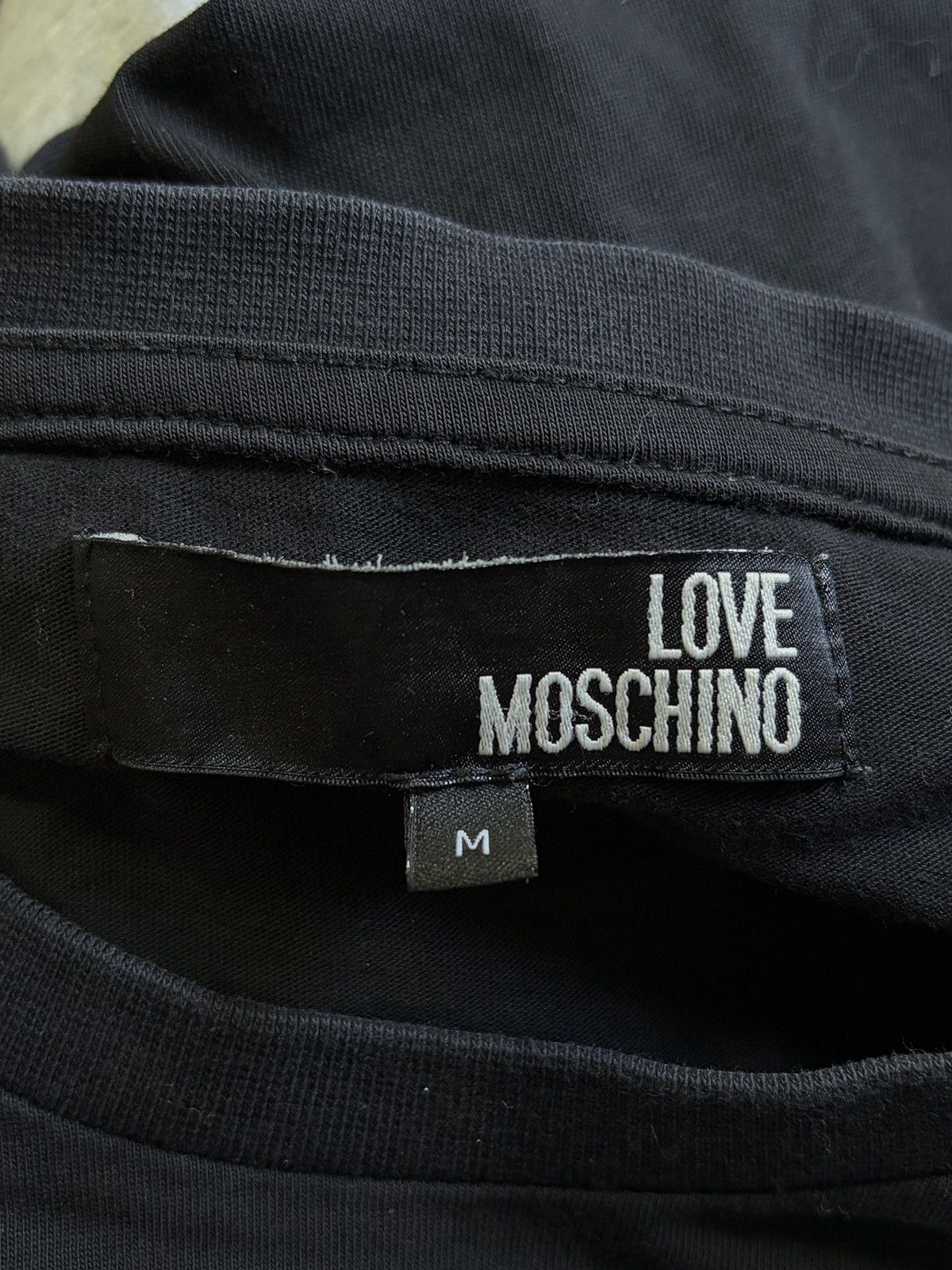Moschino Love Moschino Money Talks Graphic T-Shirt Black M Size US M / EU 48-50 / 2 - 3 Thumbnail