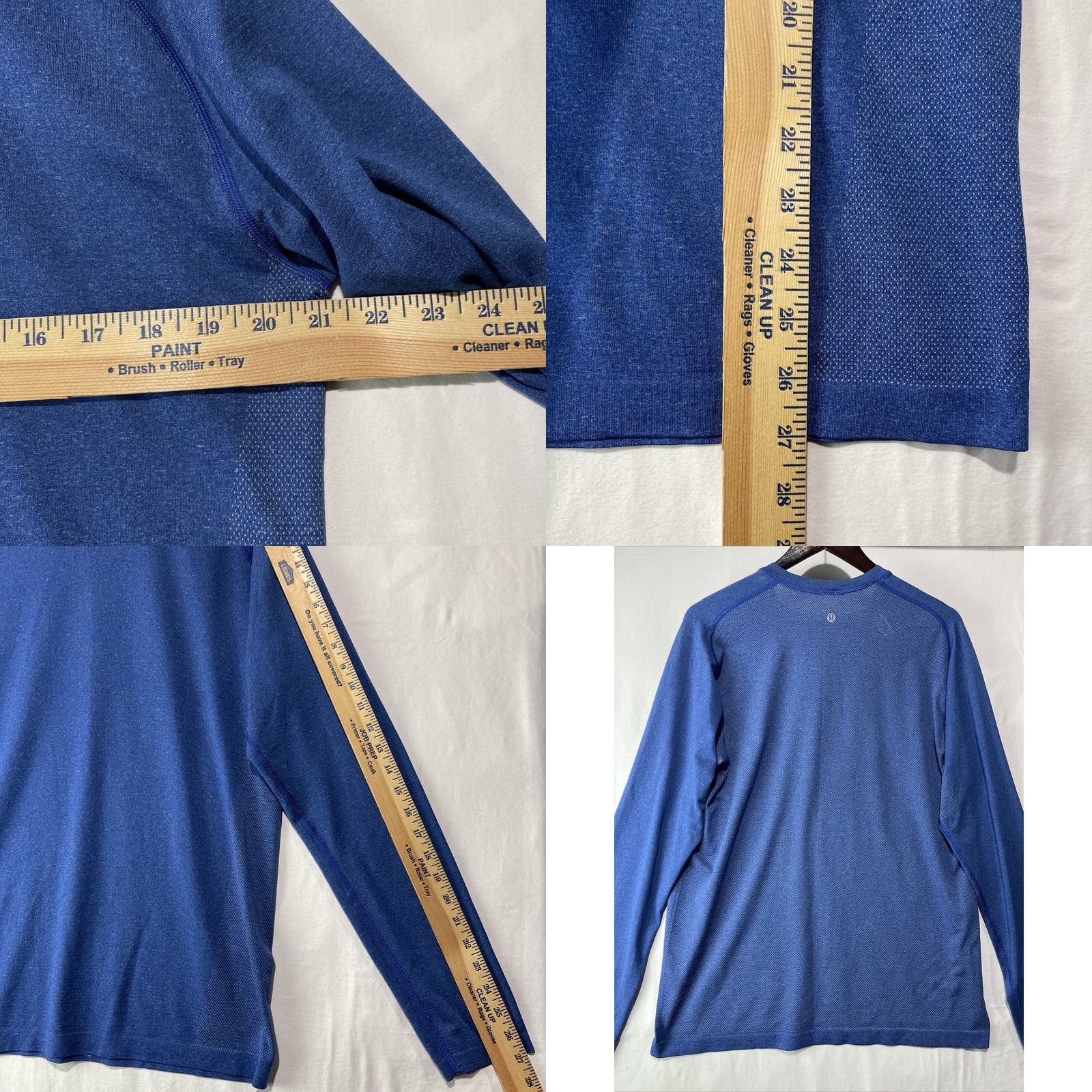 Lululemon Lululemon Shirt Mens Large Stretch Your Head Long Sleeve Blue Adult Gym Size US L / EU 52-54 / 3 - 8 Thumbnail