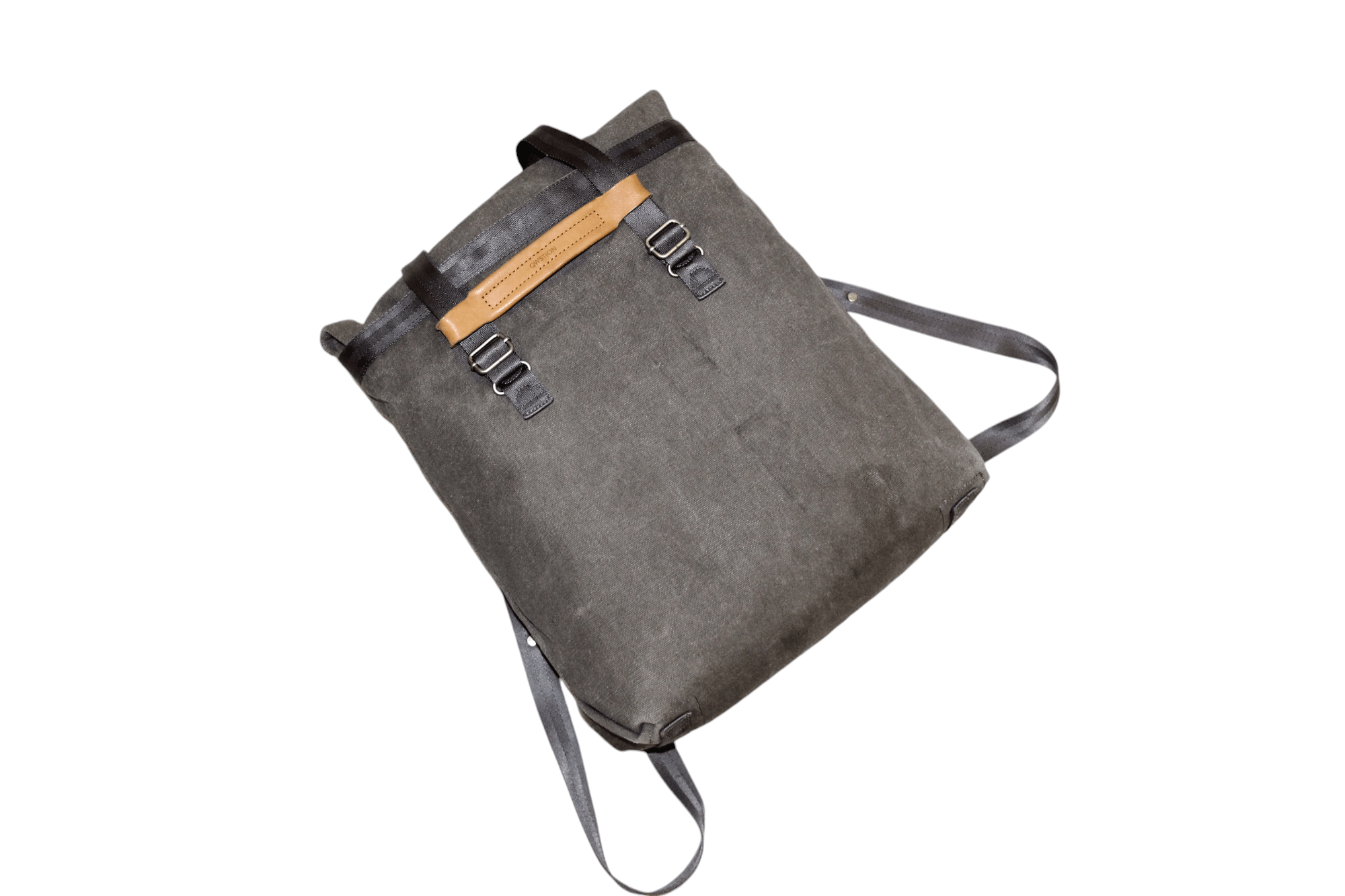 QWSTION Qwstion Canvas Day Tote-Organic Washed Grey. Laptop bag Size ONE SIZE - 8 Thumbnail