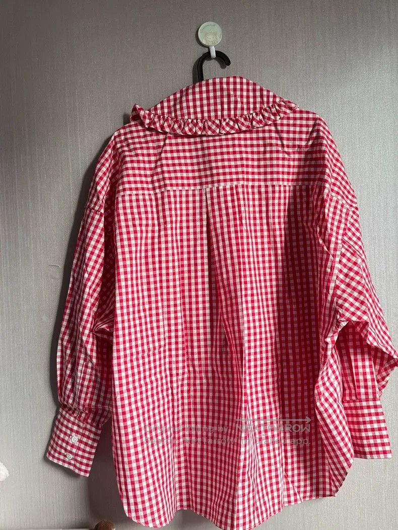 Comme des Garcons Comme Des Garcons Red plaid shirt Size XS / US 0-2 / IT 36-38 - 7 Thumbnail