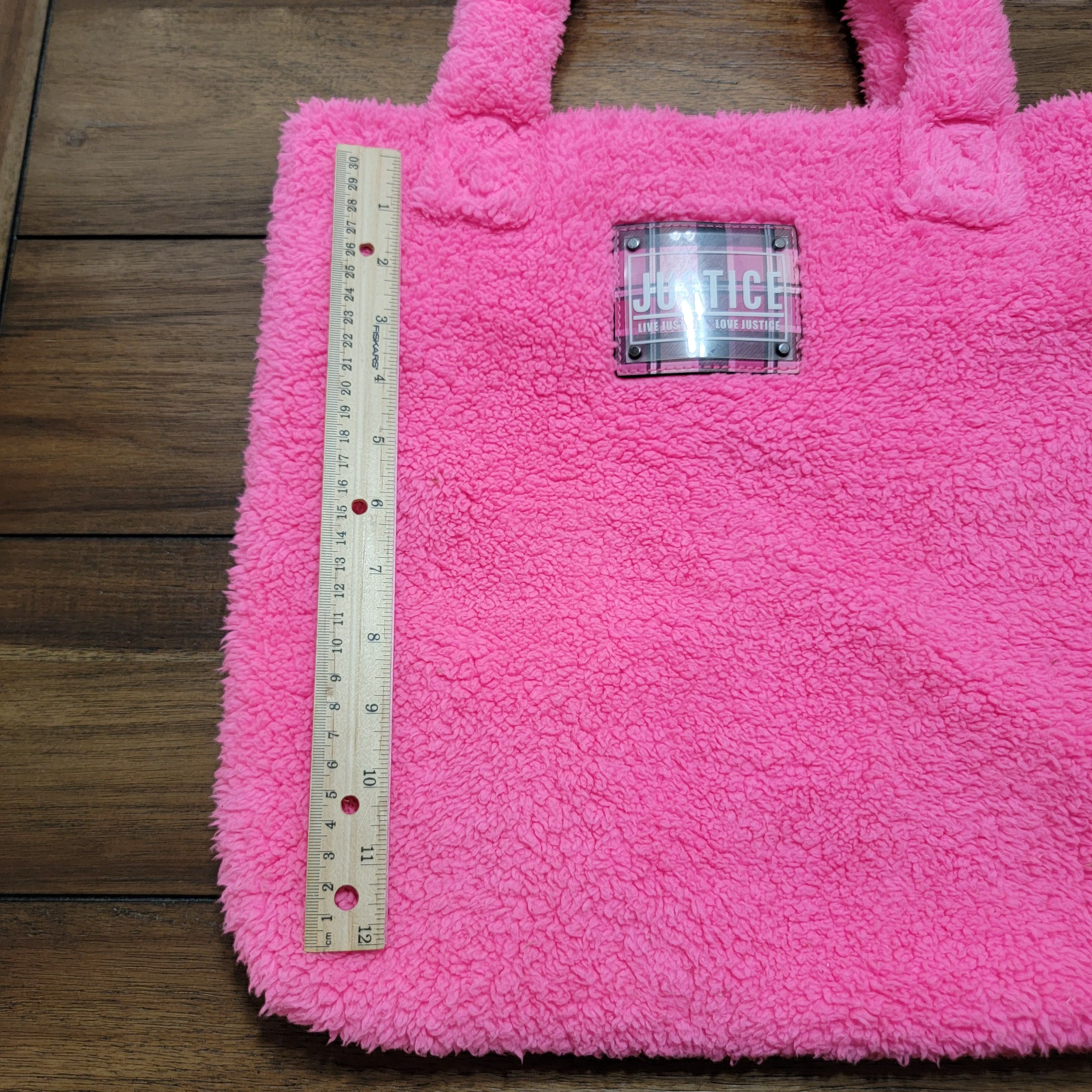Other Justice Neon Pink Sherpa Tote / Bag Size ONE SIZE - 8 Thumbnail