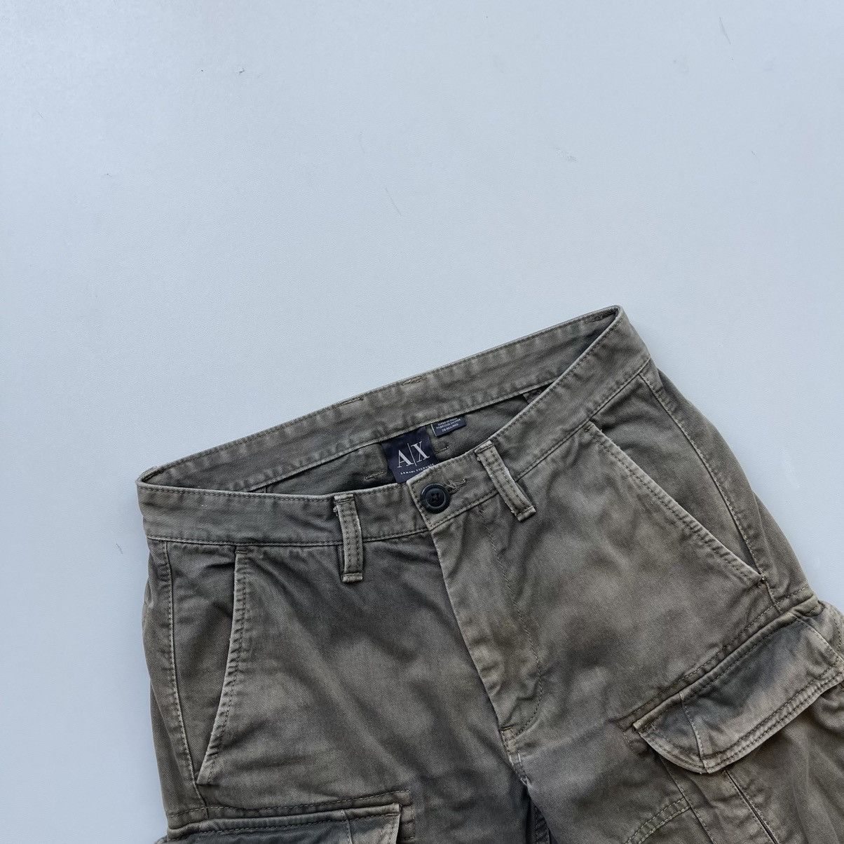 Armani Exchange Armani Exchange Regular Cargo Pants Garment Brown Size US 28 / EU 44 - 2 Thumbnail