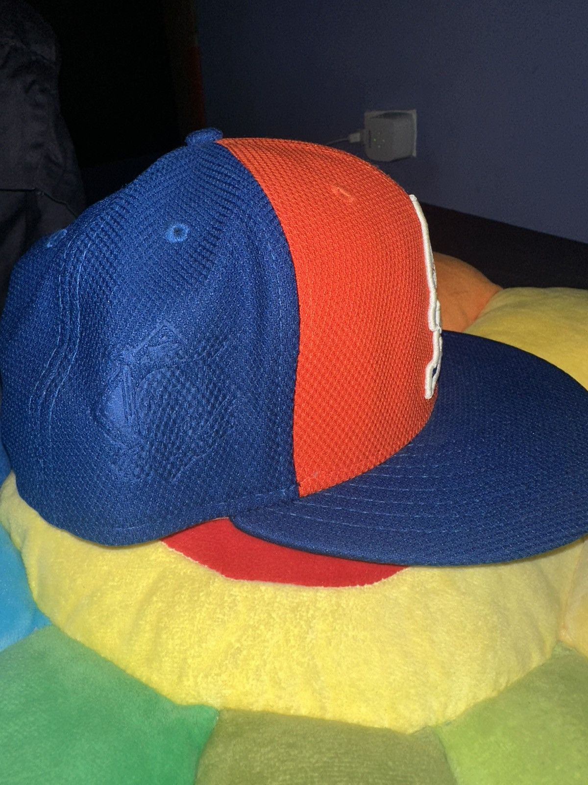 MLB New York Mets Mr Met National League fitted hat Size ONE SIZE - 2 Thumbnail