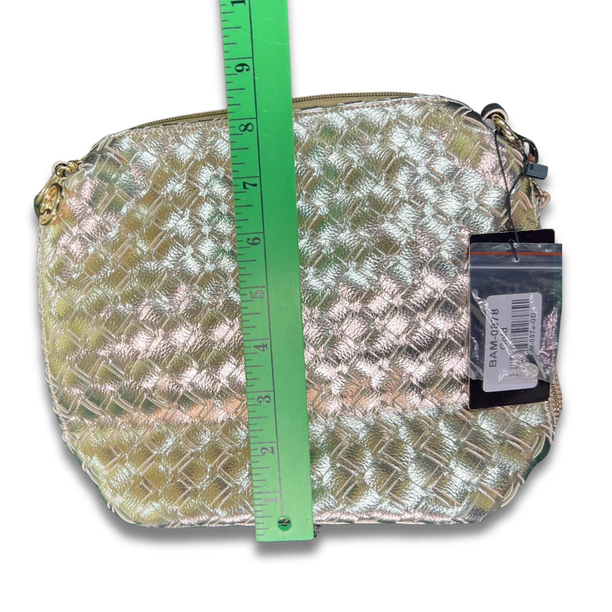 Other Handbag Express Gold Rhinestone Clutch With Detachable Strap Size ONE SIZE - 8 Thumbnail