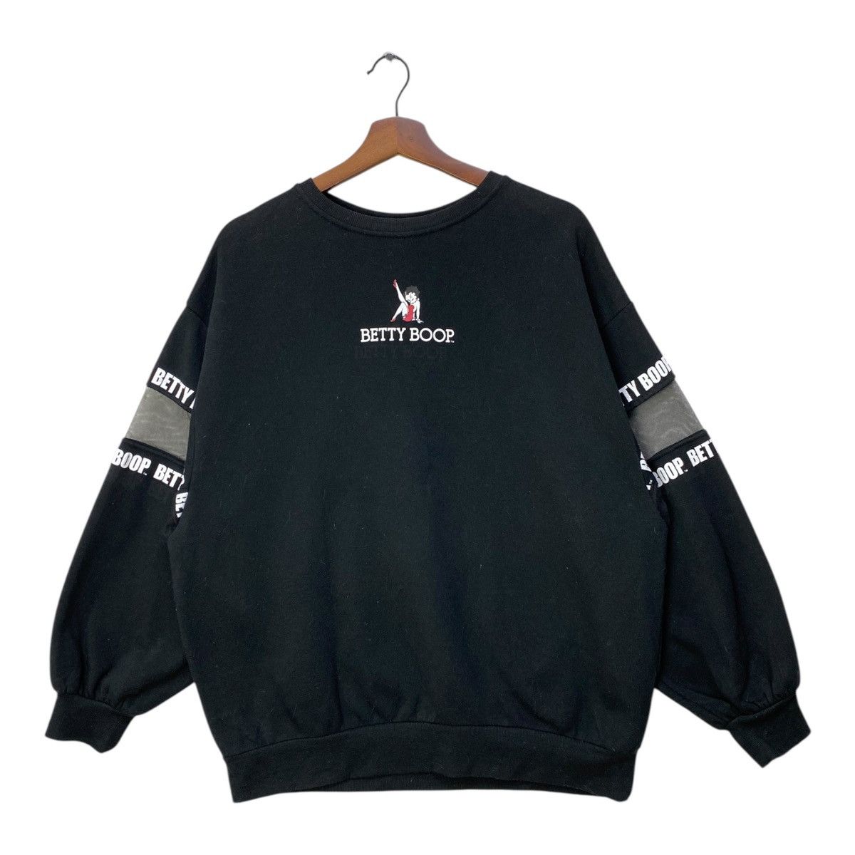 Cartoon Network Betty Boop Sweatshirt Center Logo Spellout Crewneck Size L Size L / US 10 / IT 46 - 1 Thumbnail
