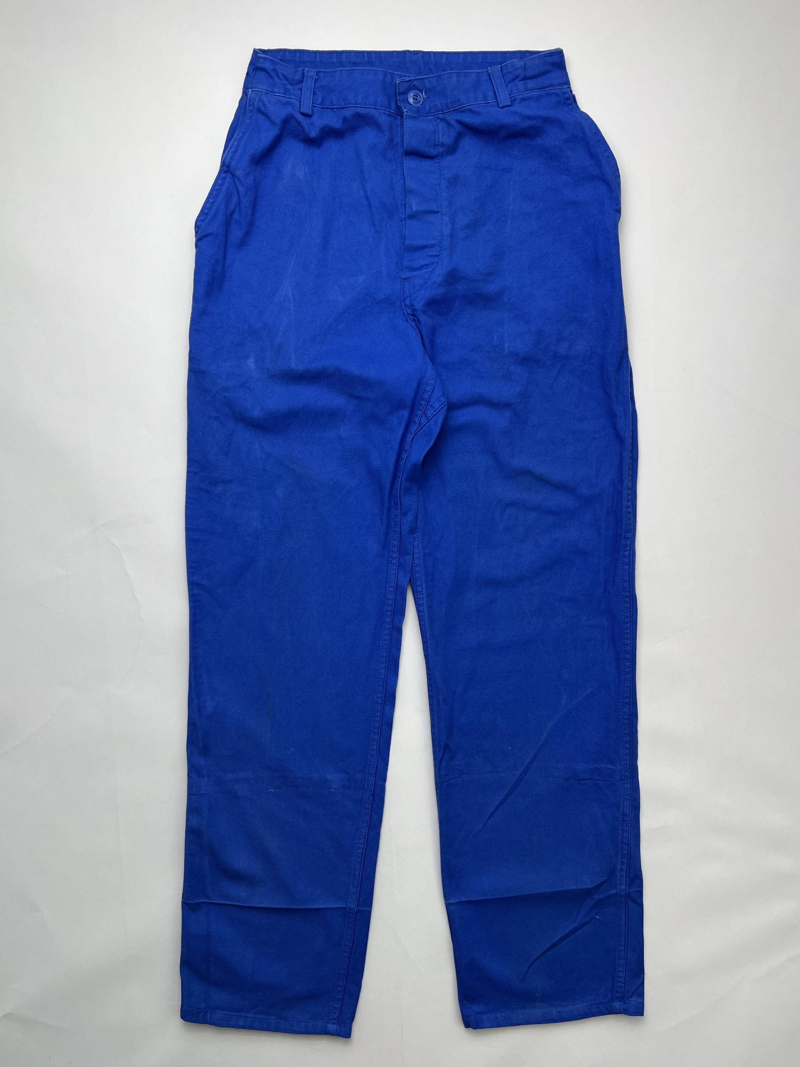 Vintage French Workwear Bleu De Travail Vintage Work Pants Size US 28 / EU 44 - 1 Thumbnail