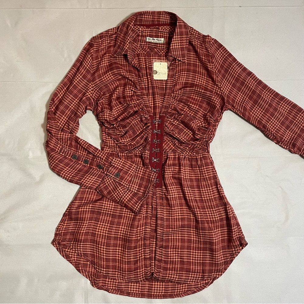 Free People NWT New $148 Free People Catalina Remade Shirt Size XS Size XS / US 0-2 / IT 36-38 - 5 Thumbnail