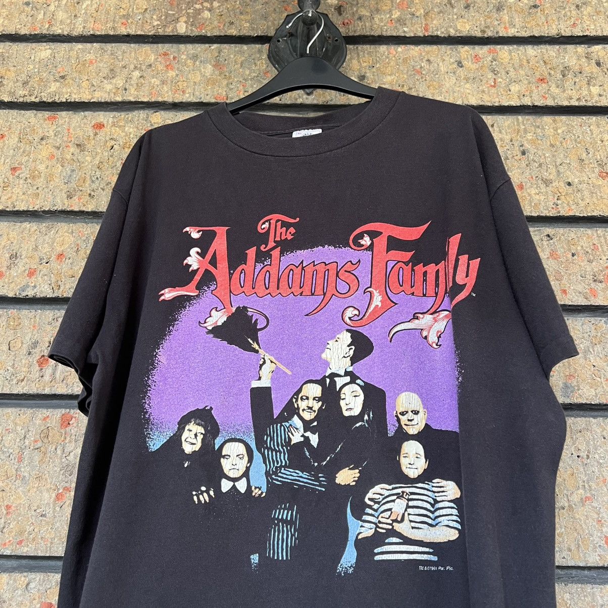 VTG 1991 Addams Family Movie Promo Tee Shirt Wednesday
