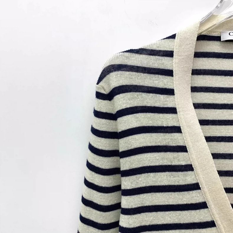 Christian Dior Striped V-2505