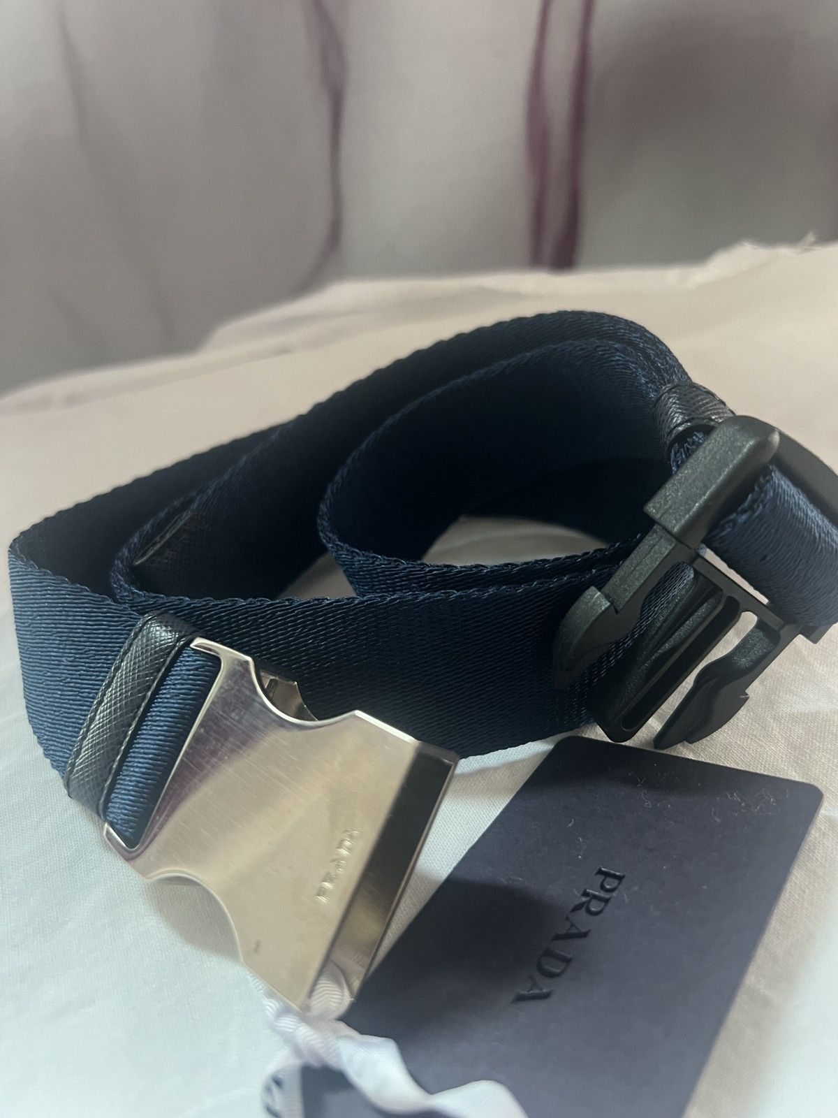 Prada 💙Prada re-Nylon Buckle Belt Size ONE SIZE - 1 Thumbnail