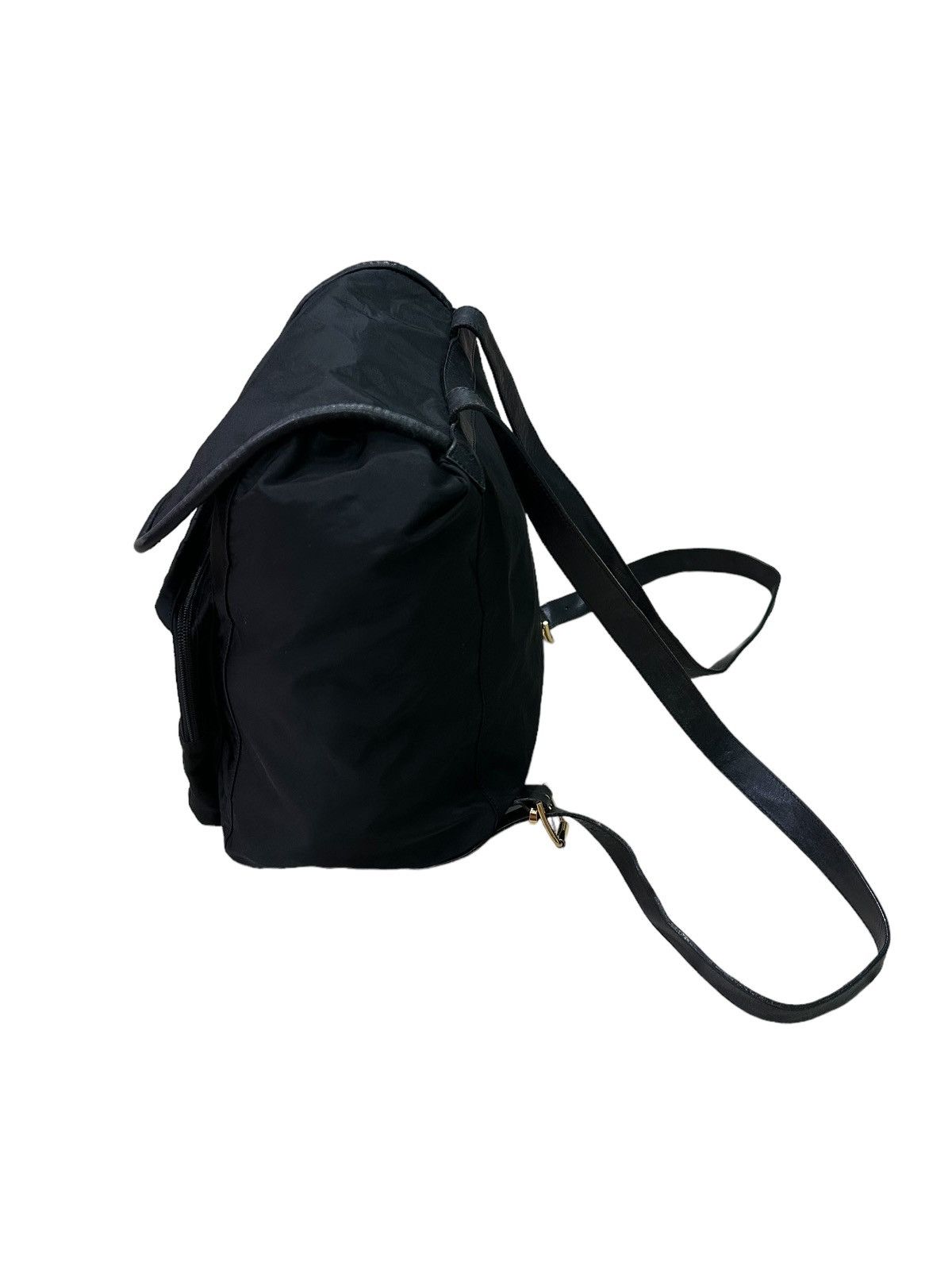 Celine AUTHENTIC CELINE BLACK NYLON BACKPACK Size ONE SIZE - 7 Thumbnail