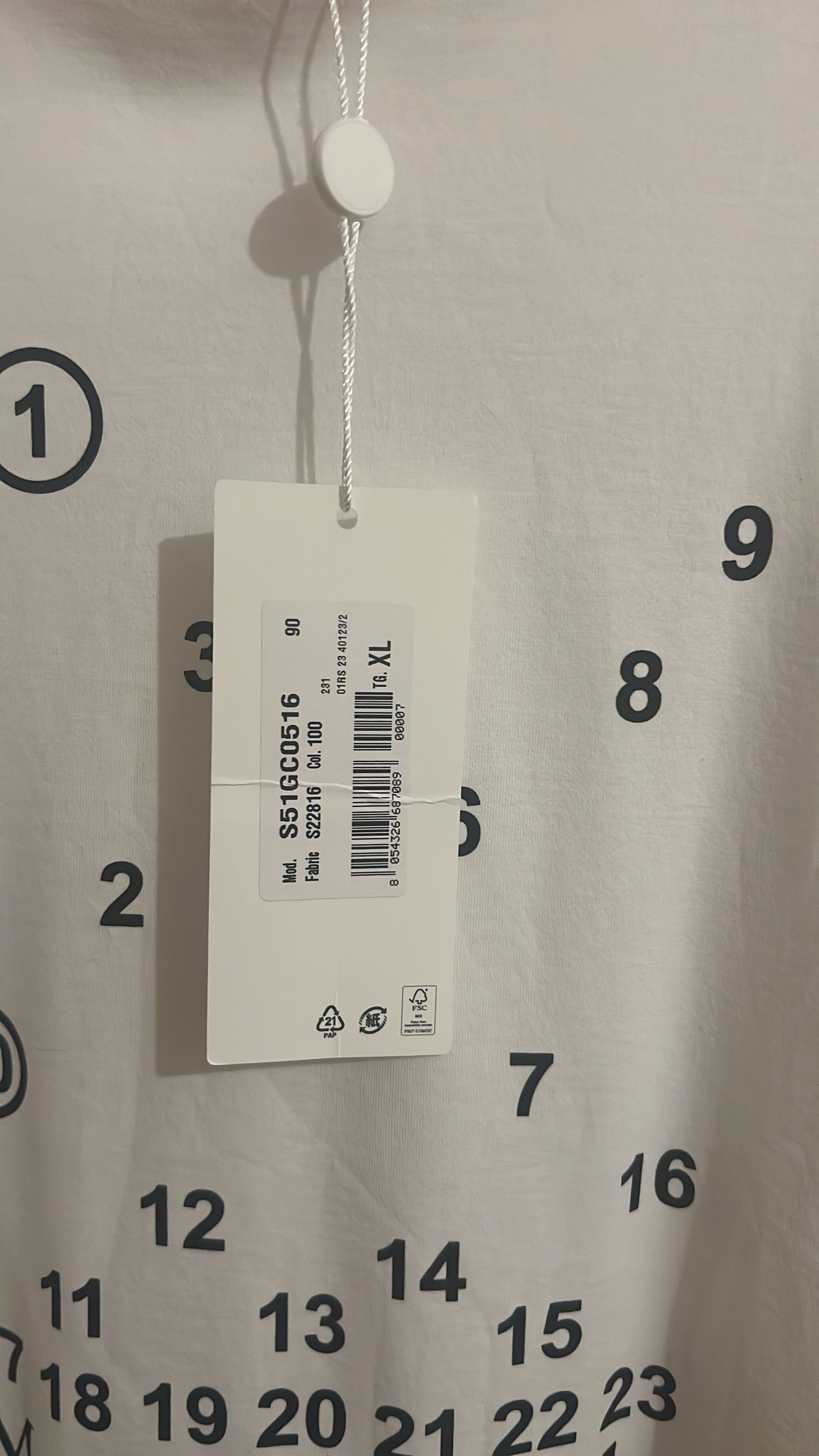 Maison Margiela MAISON MARGIELA Graphic short sleeve T-shirt Size US XL / EU 56 / 4 - 3 Thumbnail