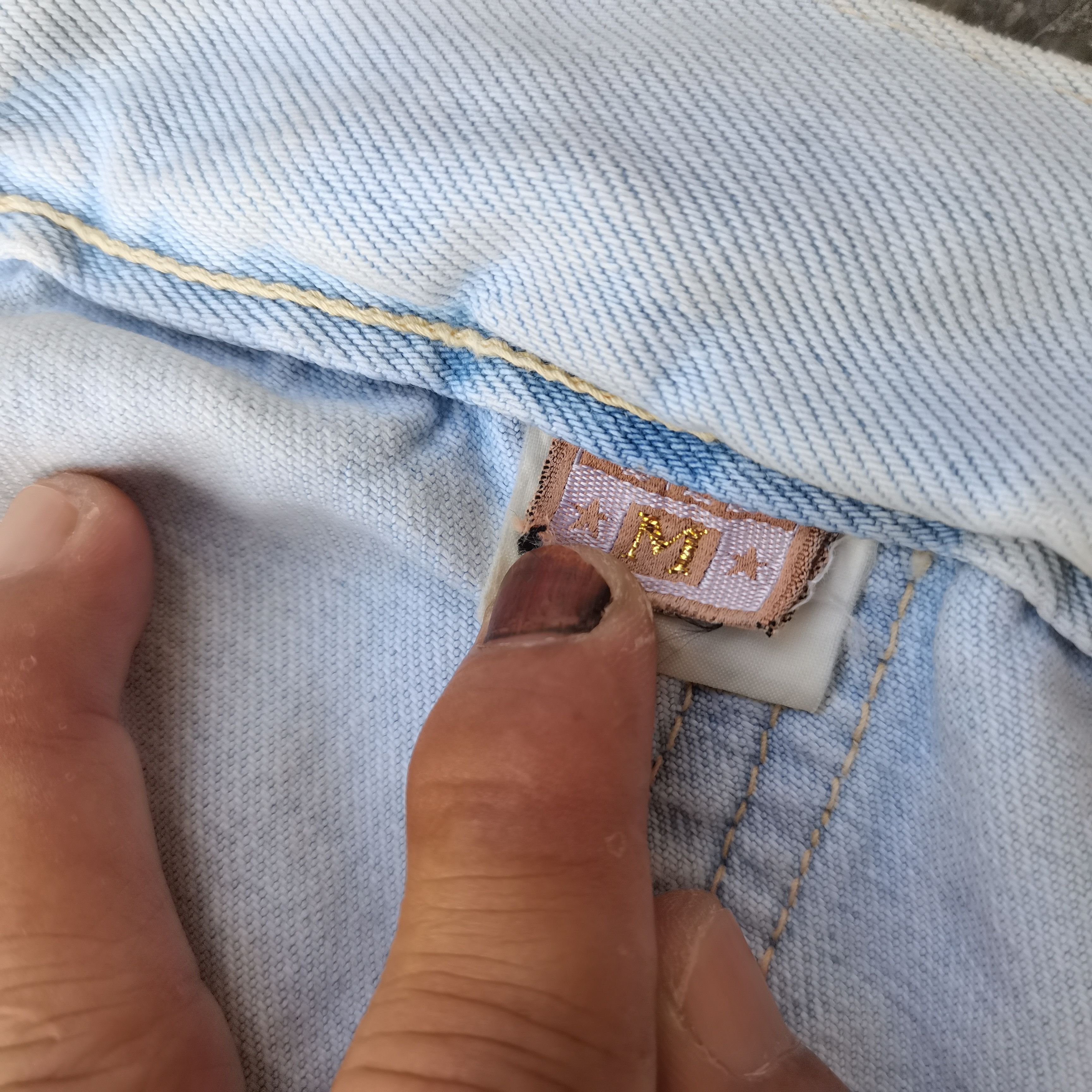 Japanese Brand Vintage BLUE WAY Tank Top Sleeveless Distress Denim Size US M / EU 48-50 / 2 - 13 Thumbnail