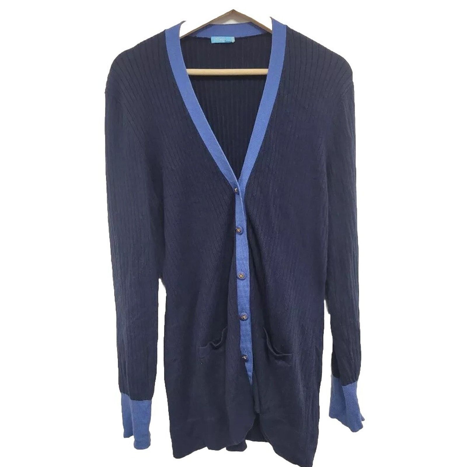 J.McLaughlin J.McLaughlin Women Gardigan Long Sleeve Buton Size L A000133 Size L / US 10 / IT 46 - 1 Thumbnail