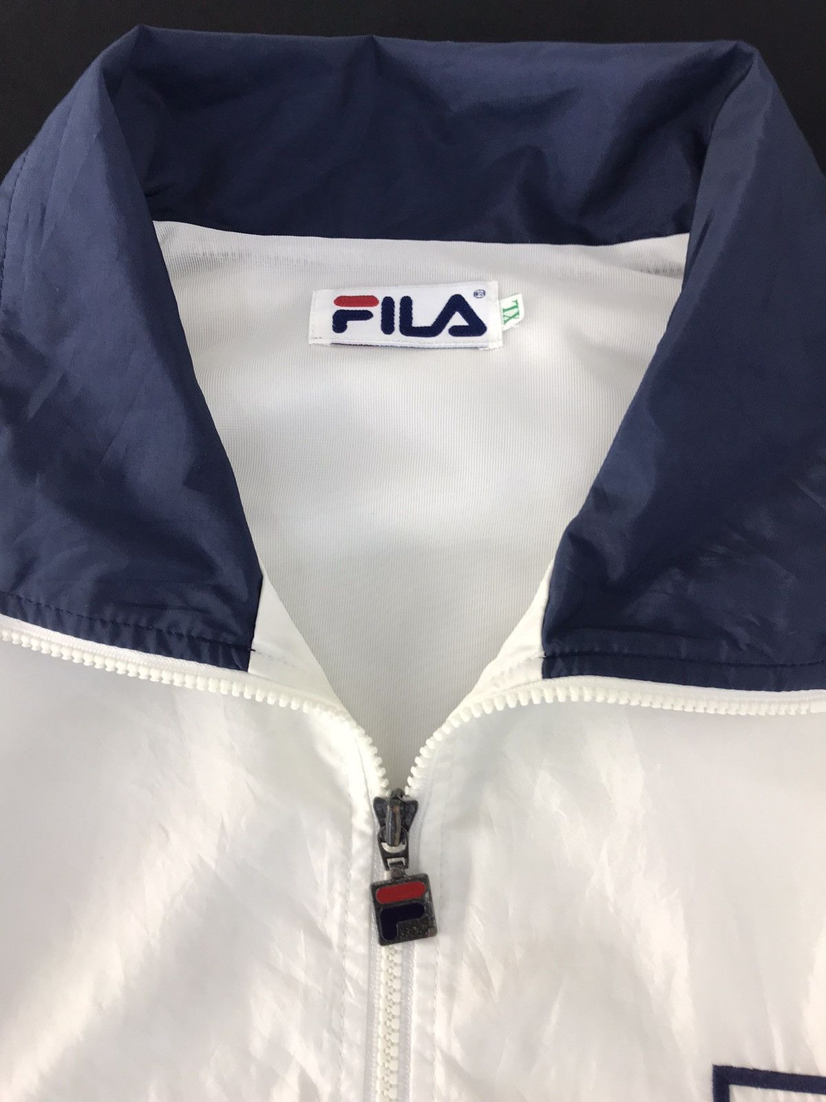 Fila × Vintage Vintage Windbreaker Fila Big Logo Multicolour Zipper Style Size US XL / EU 56 / 4 - 8 Thumbnail