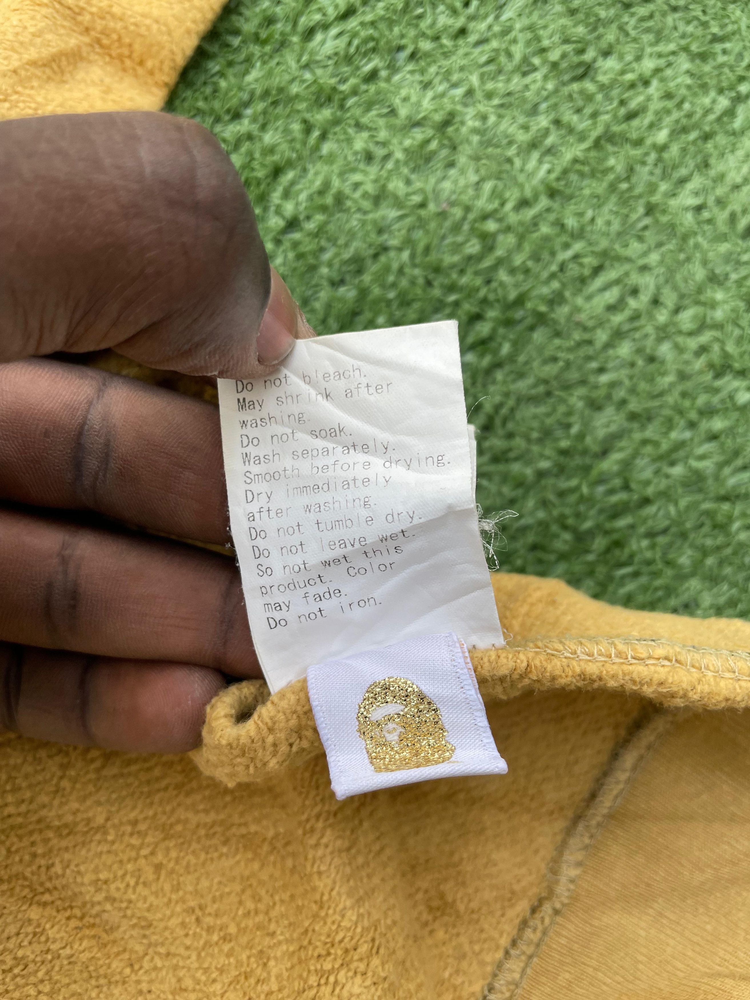 Bape Bape yellow camo zipper hoodie Size US XL / EU 56 / 4 - 12 Thumbnail